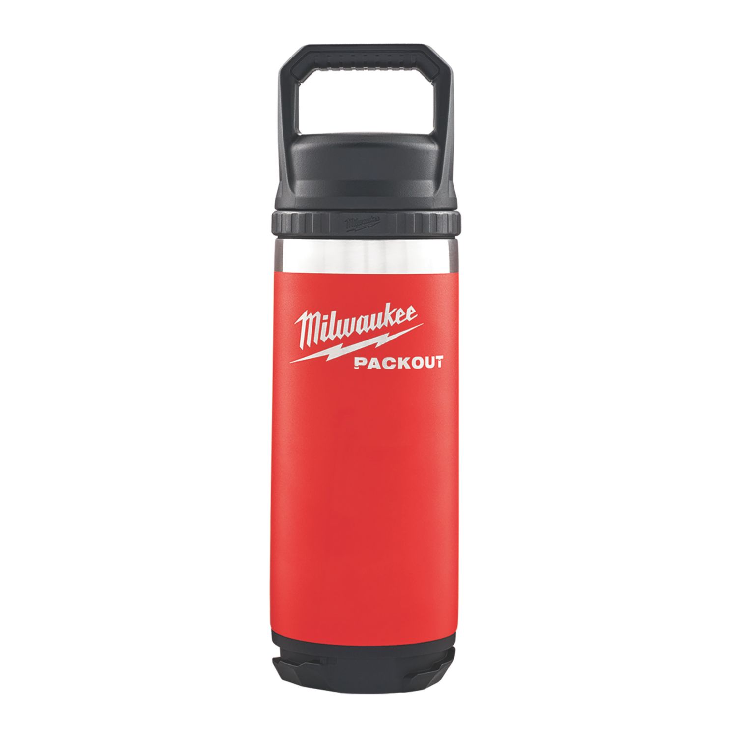 Milwaukee Packout Bottle with Chug Lid 532ml Red (514CU)