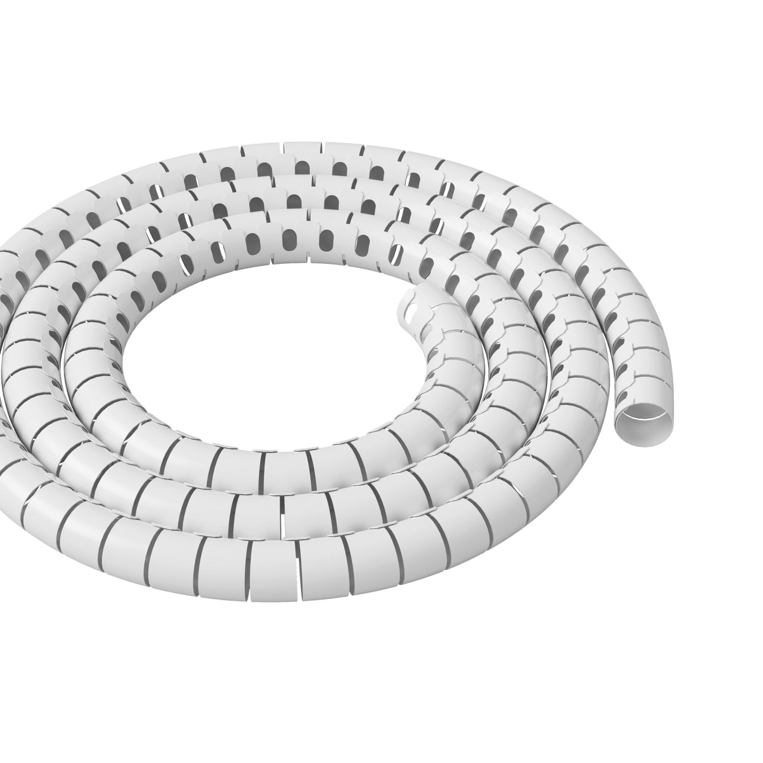 D-Line 10-20mm White Cable Zipper 2.5m (516CX)