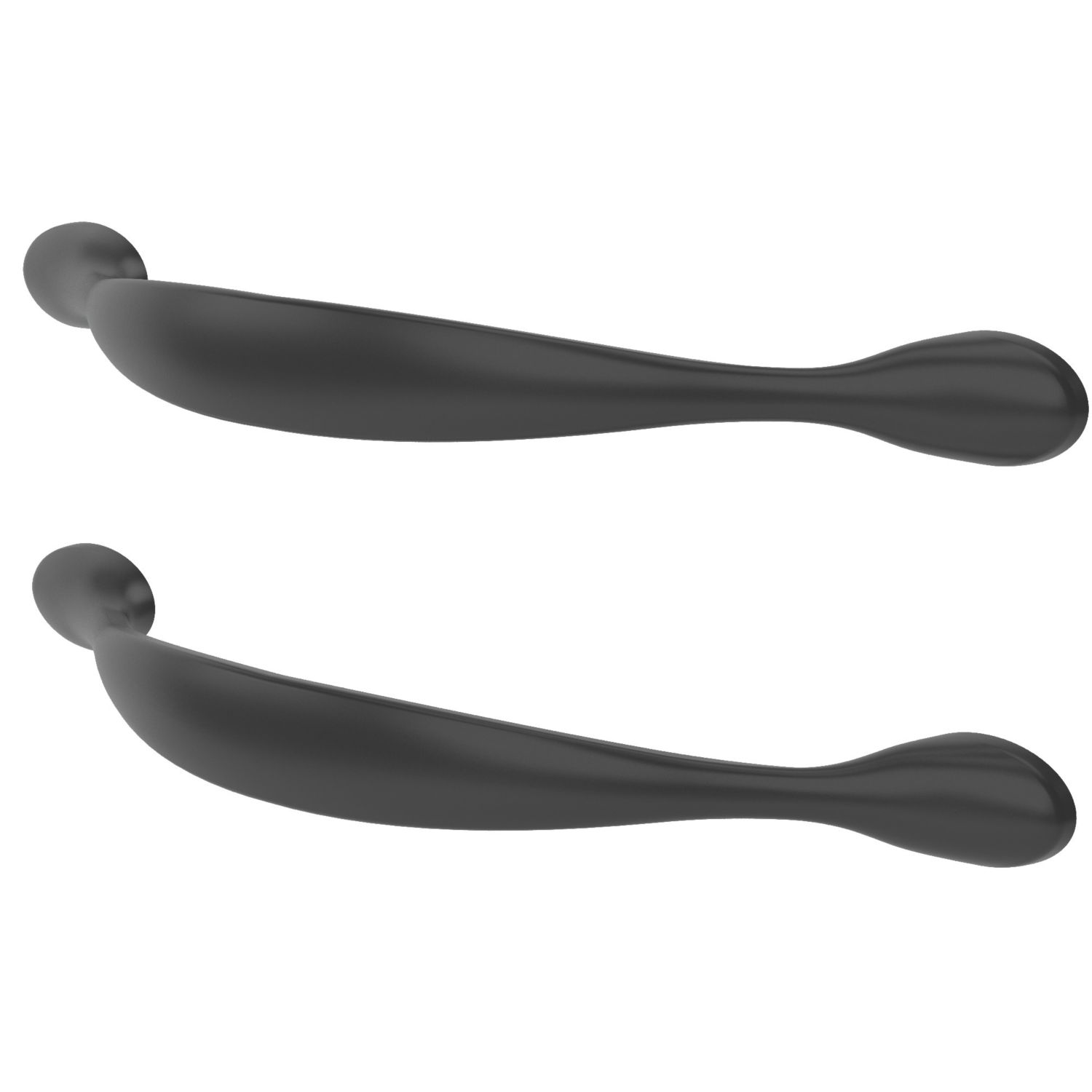 Essentials Chervil Bow Cabinet Handles Matt Black 158mm 2 Pieces (517AA)