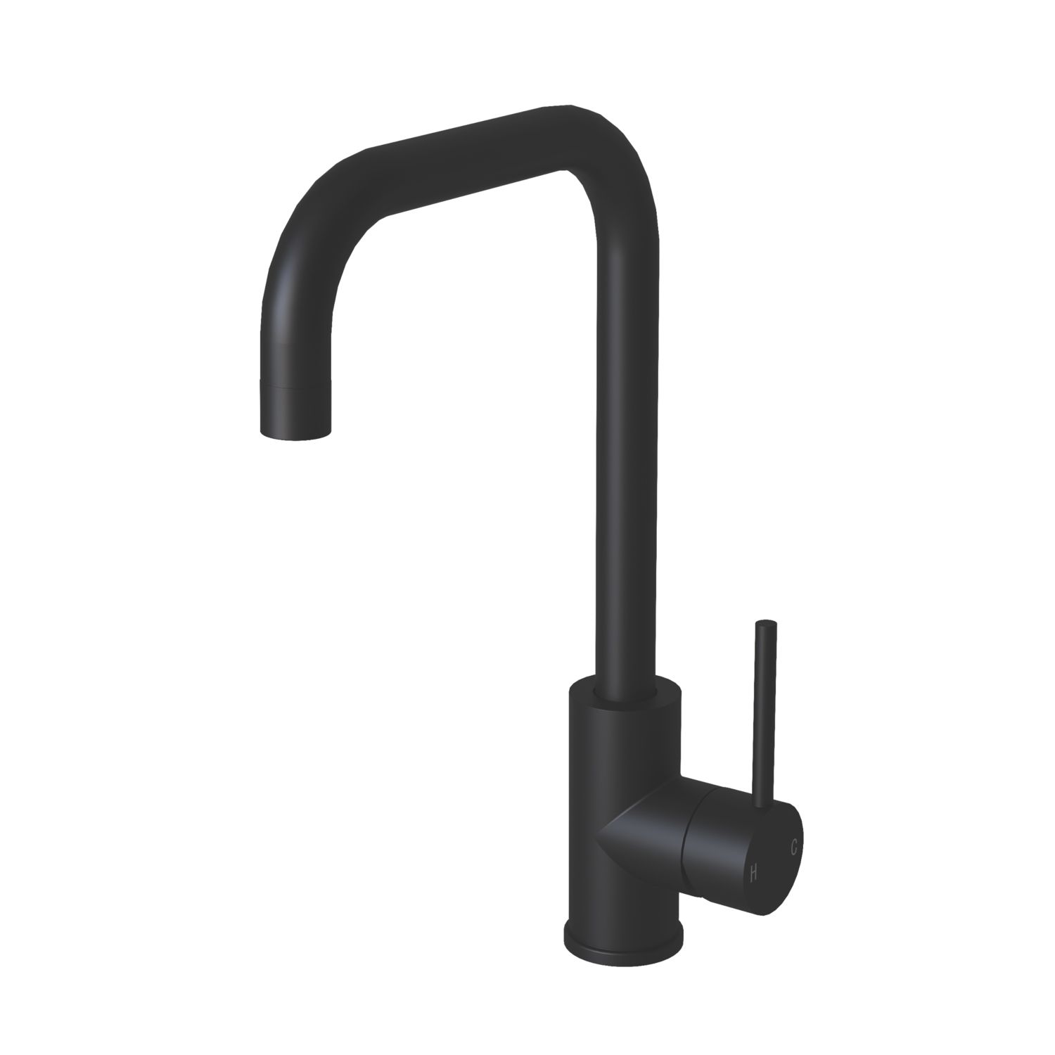 ETAL Trent Single Lever Kitchen Mixer Tap Matt Black (518FJ)