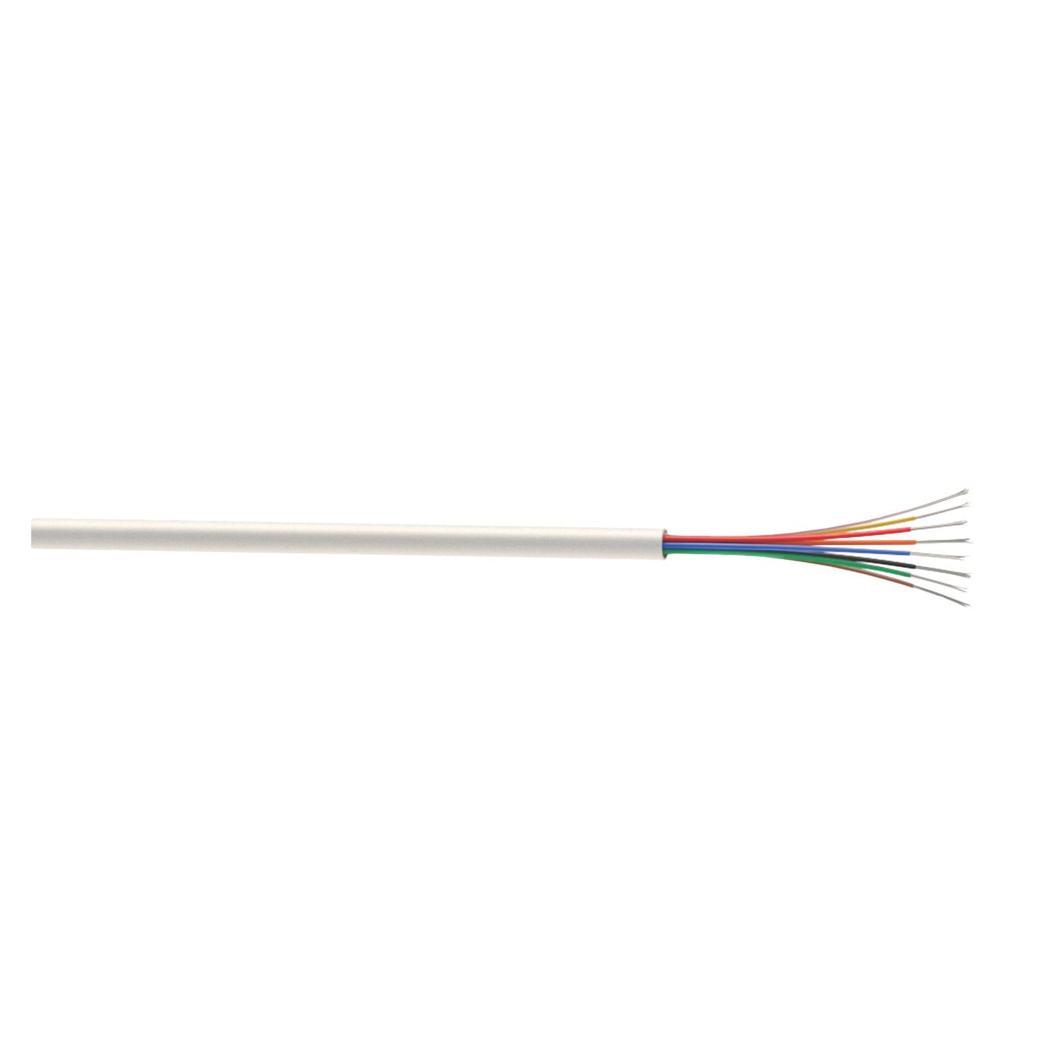 Time White 8-Core Alarm Cable 50m Drum (519JY)