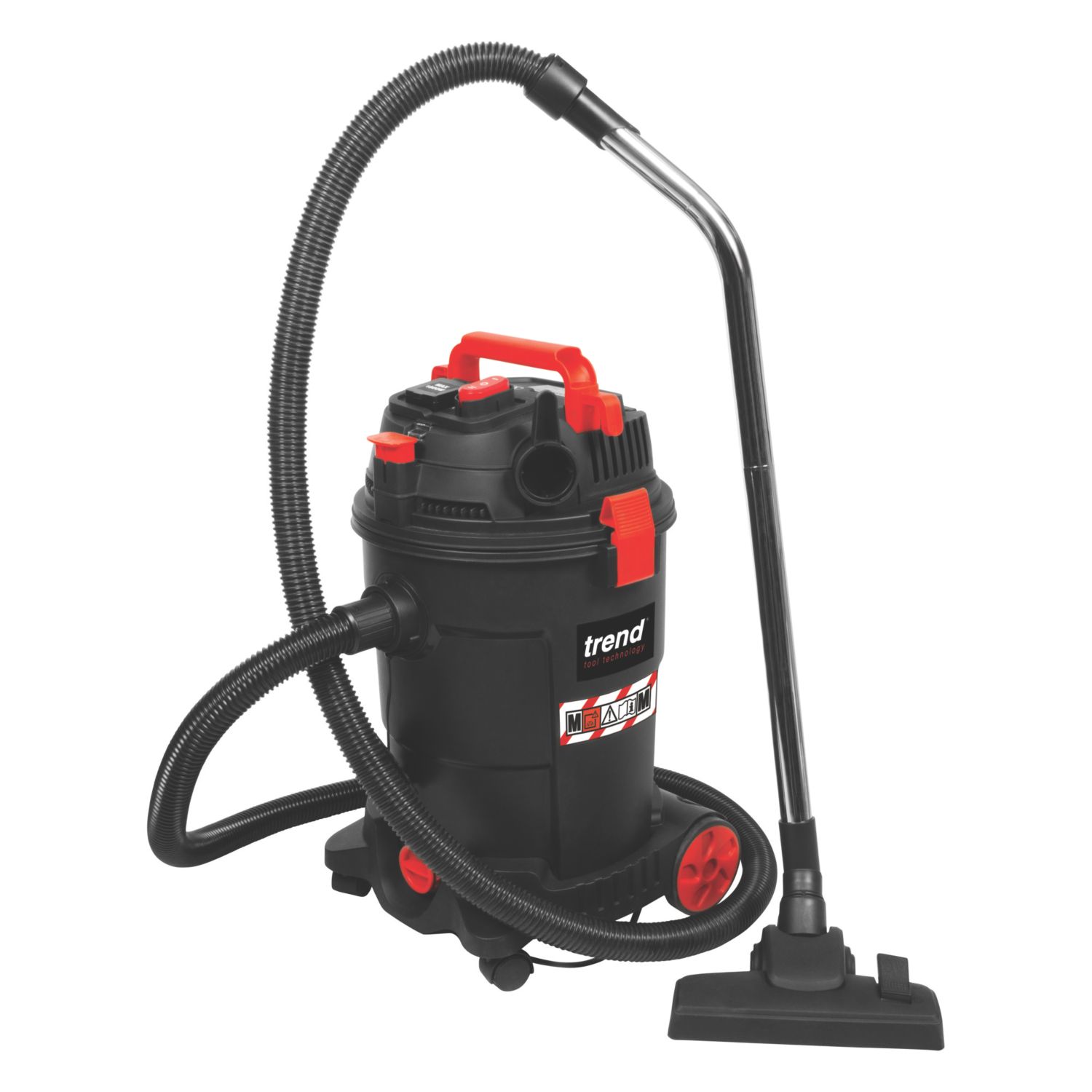 Trend T33A 1200W 25Ltr M Class Wet & Dry Dust Extractor 240V (520KK)