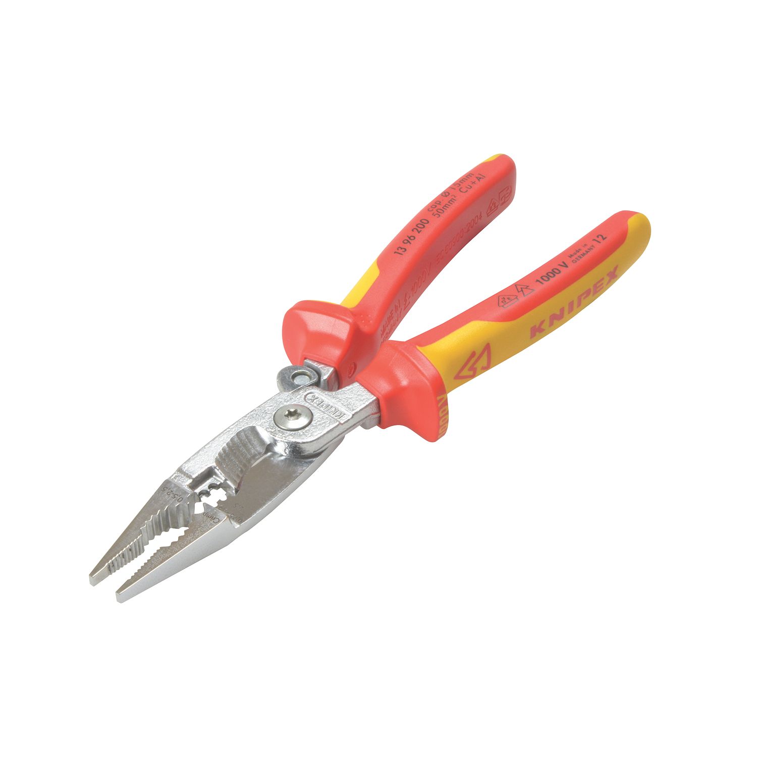 Knipex 5-in-1 Electrical Installation Pliers 8" (200mm) (5211F)