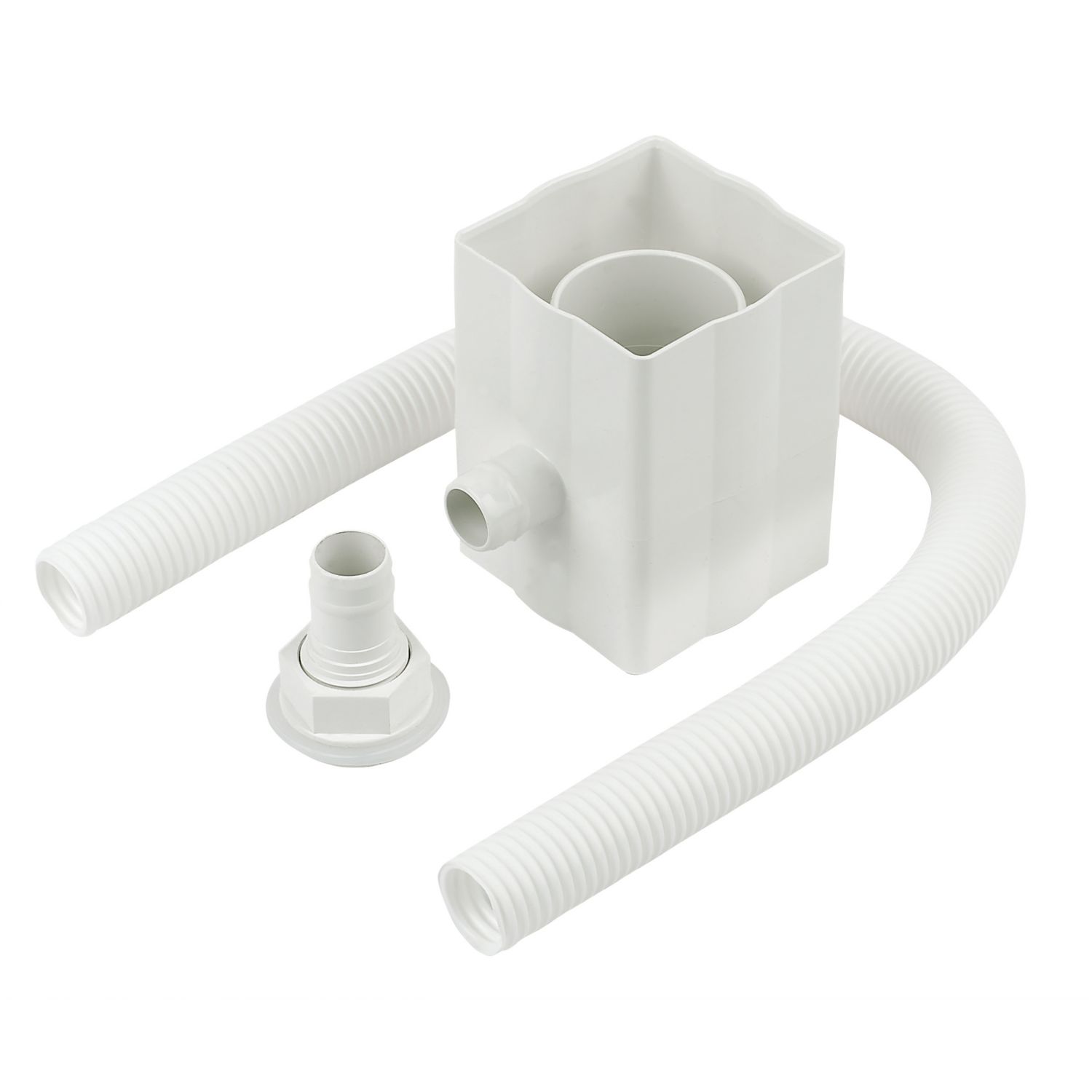 FloPlast Square Rainwater Diverter White (52164)