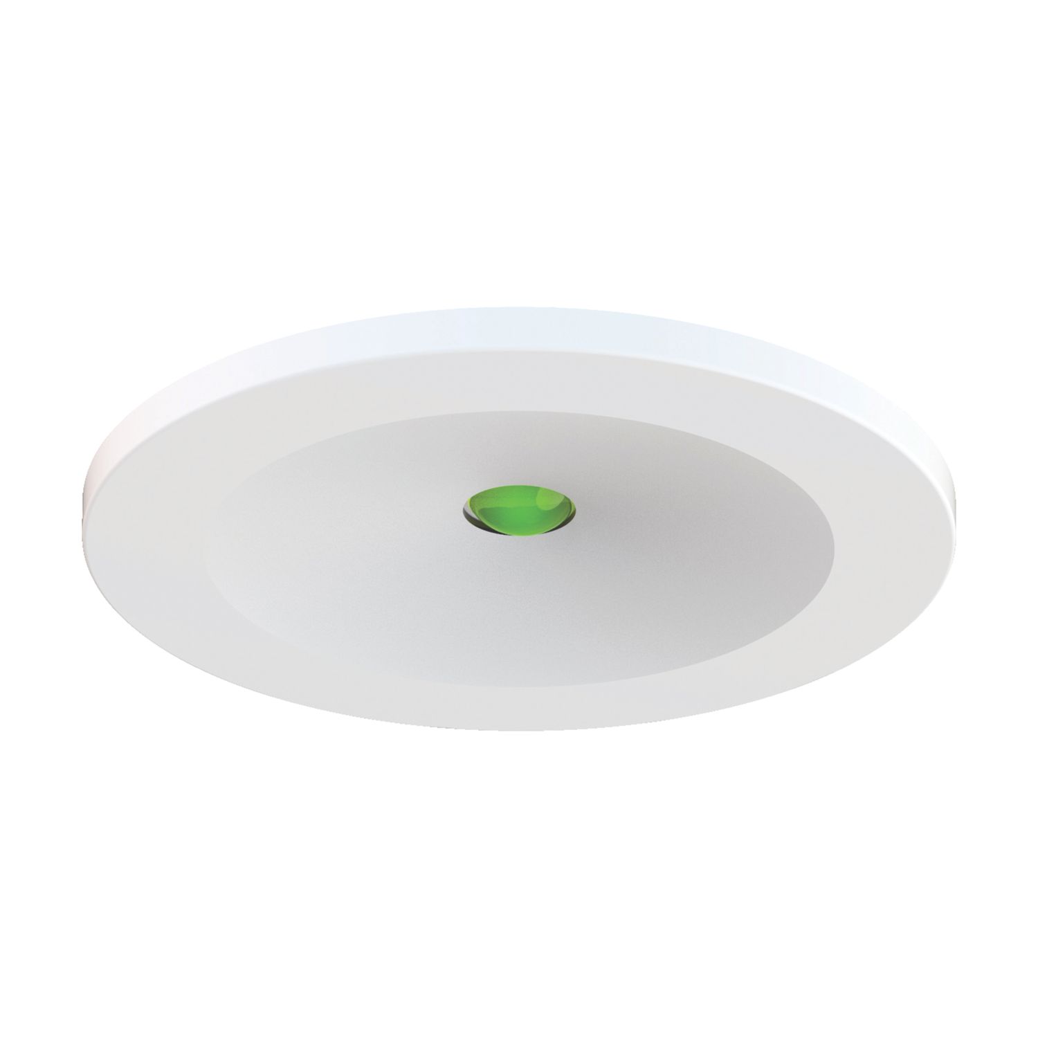 4lite Tilt Cylindrical Recessed Non-Maintained Emergency LED Downlight White 2W 110lm 50mm (522GR)