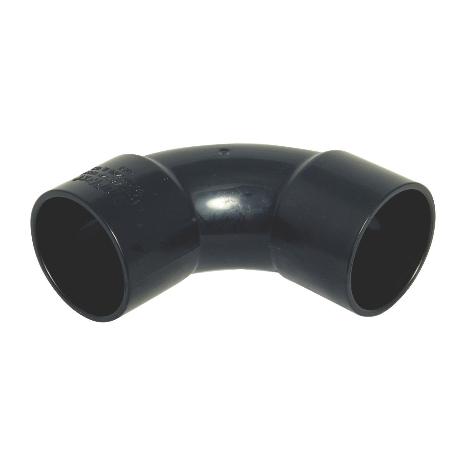 FloPlast Solvent Weld Waste Bend 92.5° Black 40mm 5 Pack (5234V)
