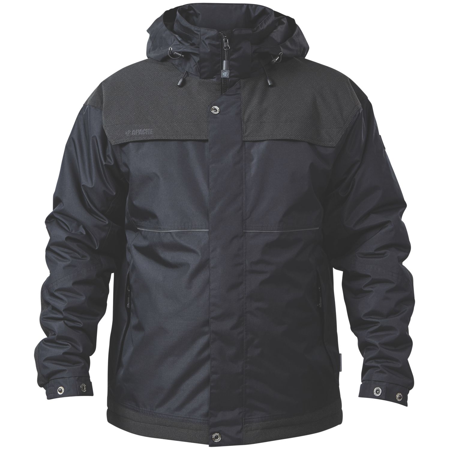 Apache ATS Waterproof & Breathable Jacket Black X Large Size 43-45" Chest (523JH)
