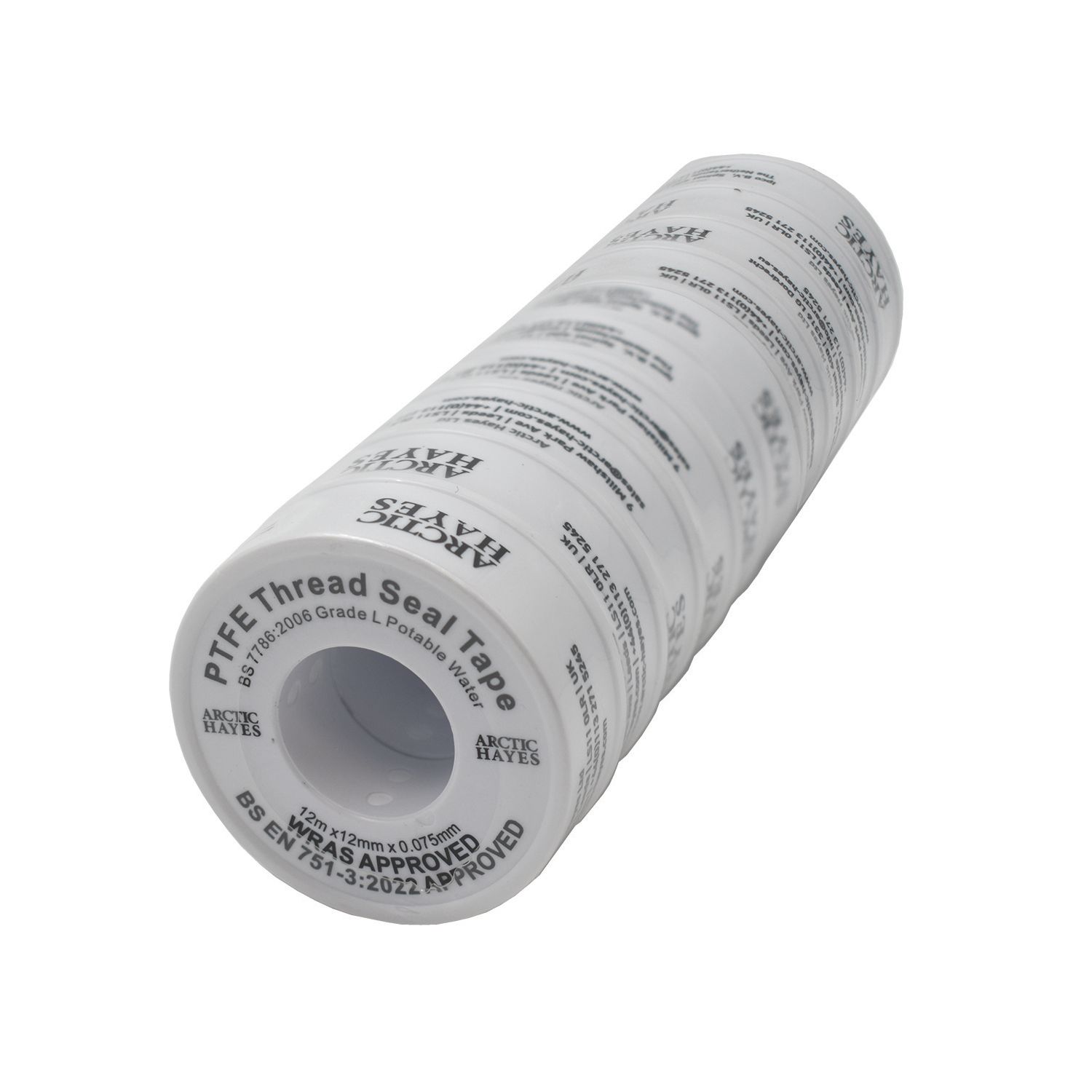 Arctic Hayes Standard PTFE Tapes 12m x 12mm 10 Pack (523VM)