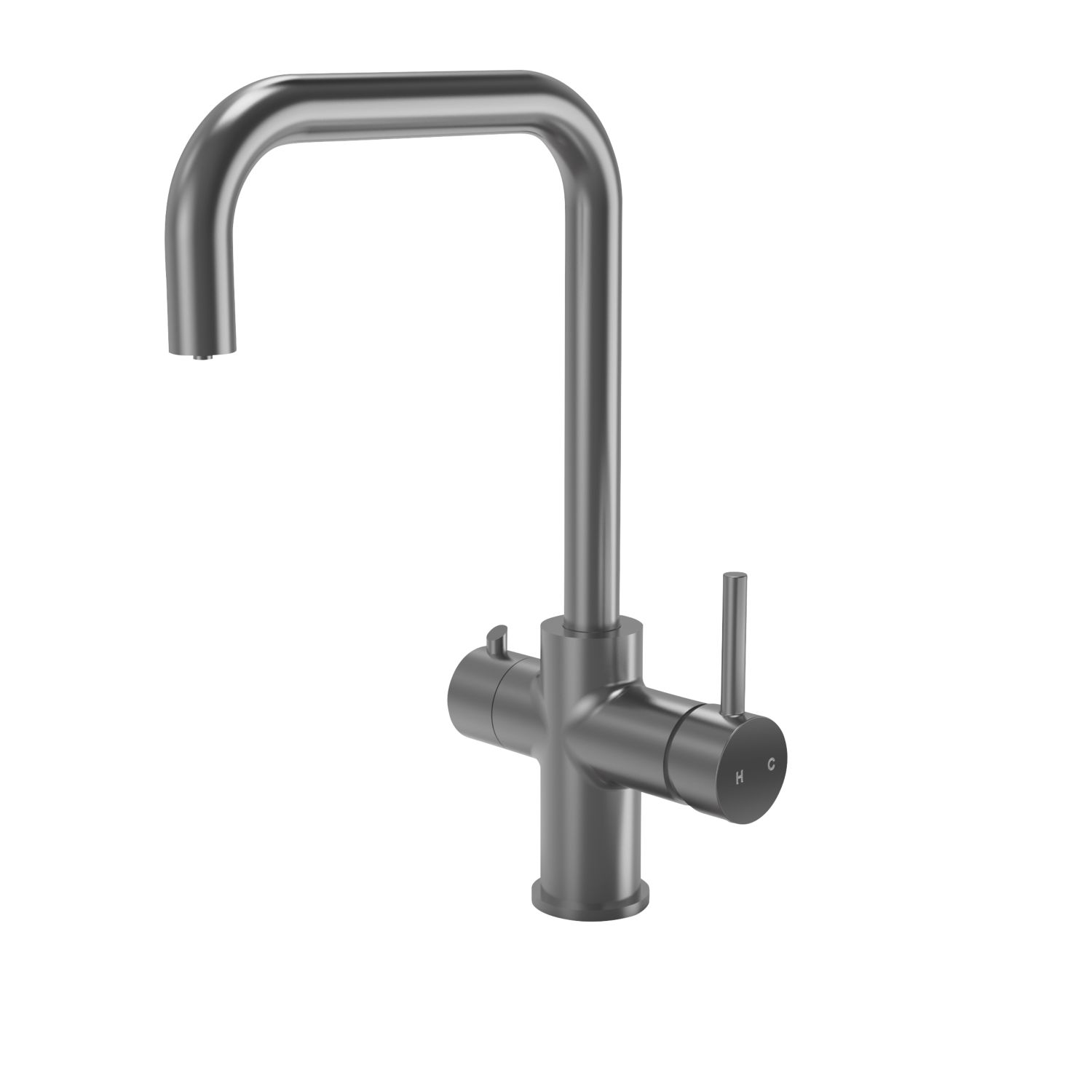 ETAL Elise 3-in-1 Instant Boiling Water Tap Gun Metal (525JL)