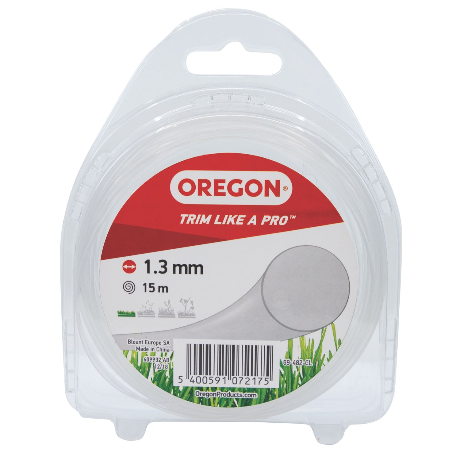 Oregon Clear Trimmer Line 1.3mm x 15m (525JP)