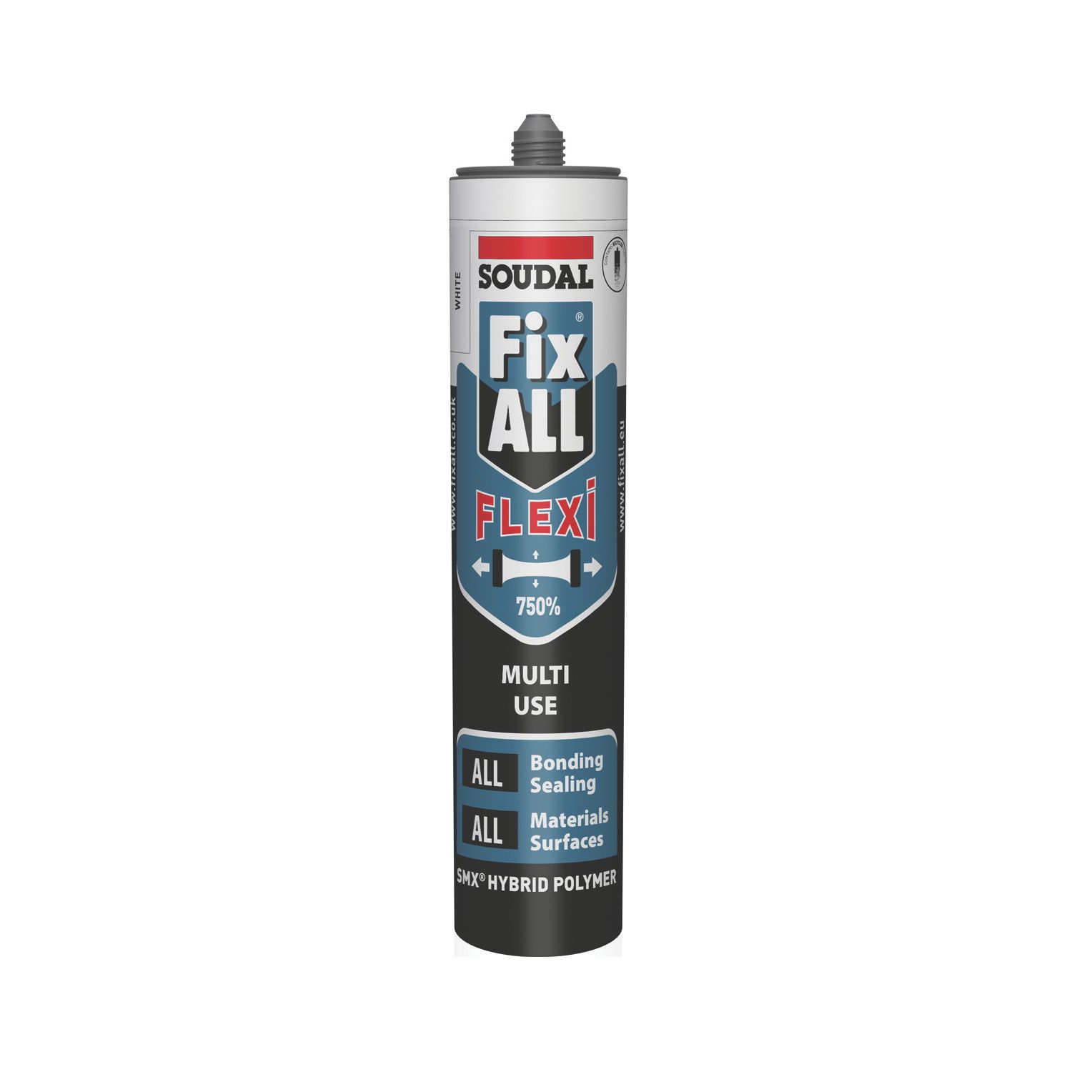 Soudal Fix All Flexi Multi-Use Sealant & Adhesive White 290ml (525KV)