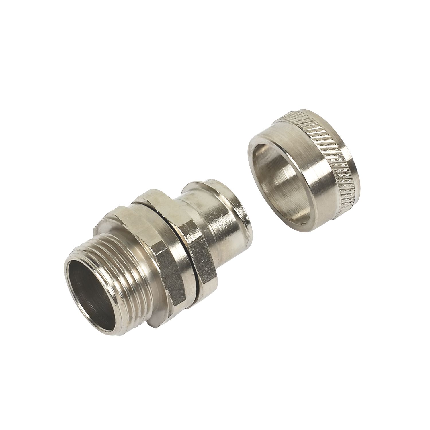Adaptaflex Type B Straight Swivel External Thread Conduit Fittings M20 x 20mm 10 Pack (52603)