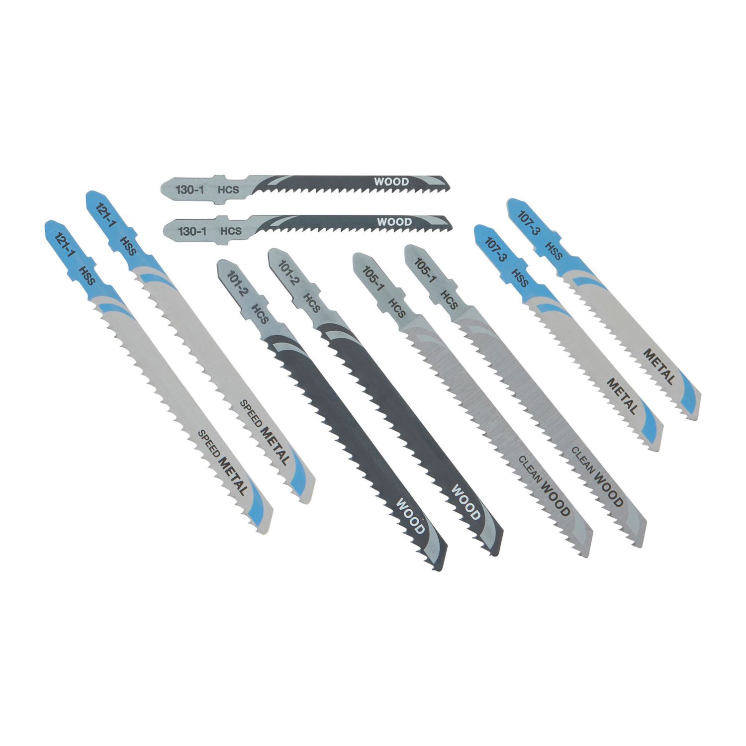 DeWalt DT2294-QZ Multi-Material Jigsaw Blades 10 Pieces (527TH)