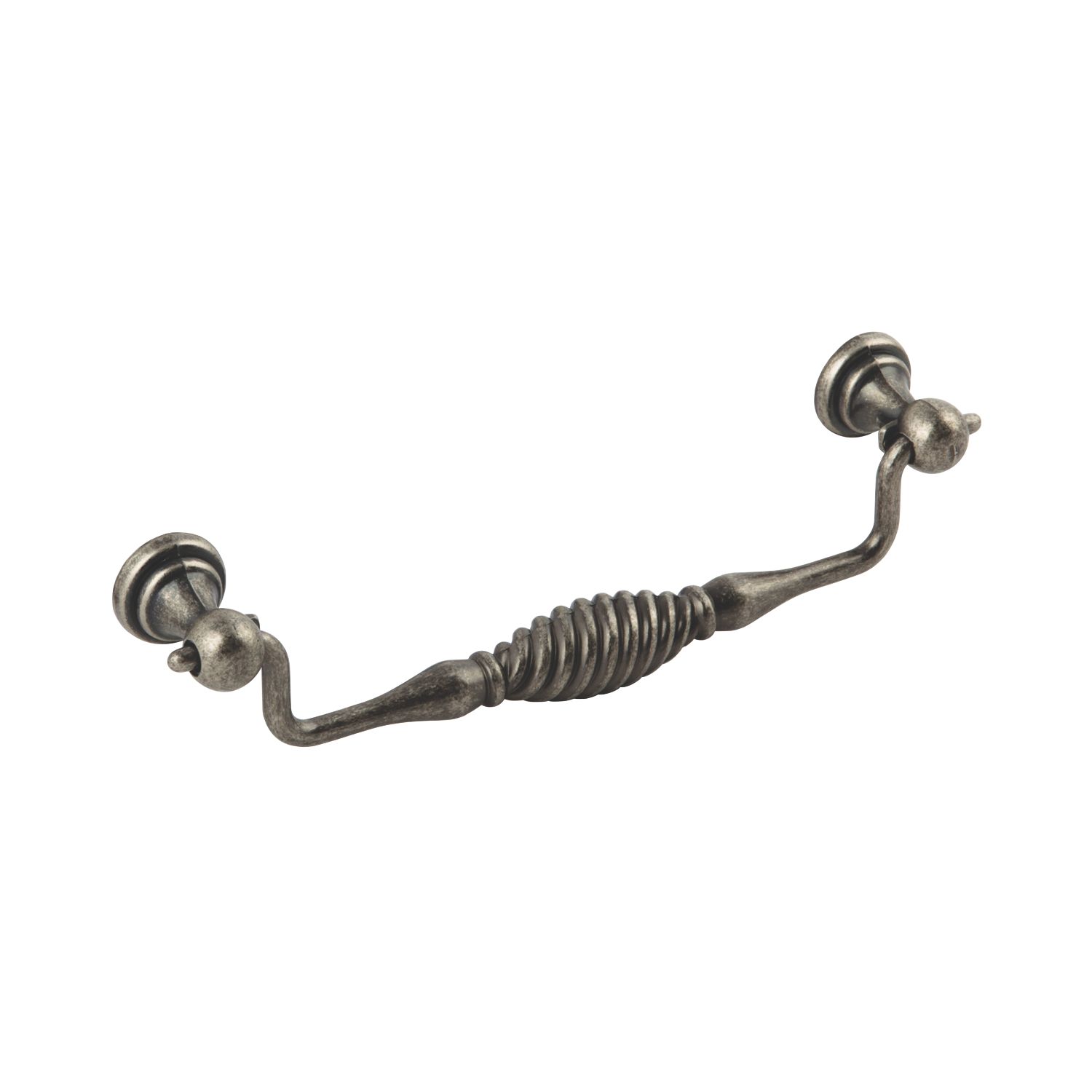 Hafele Cupboard Drop Handle 182mm Antique Pewter (5286P)