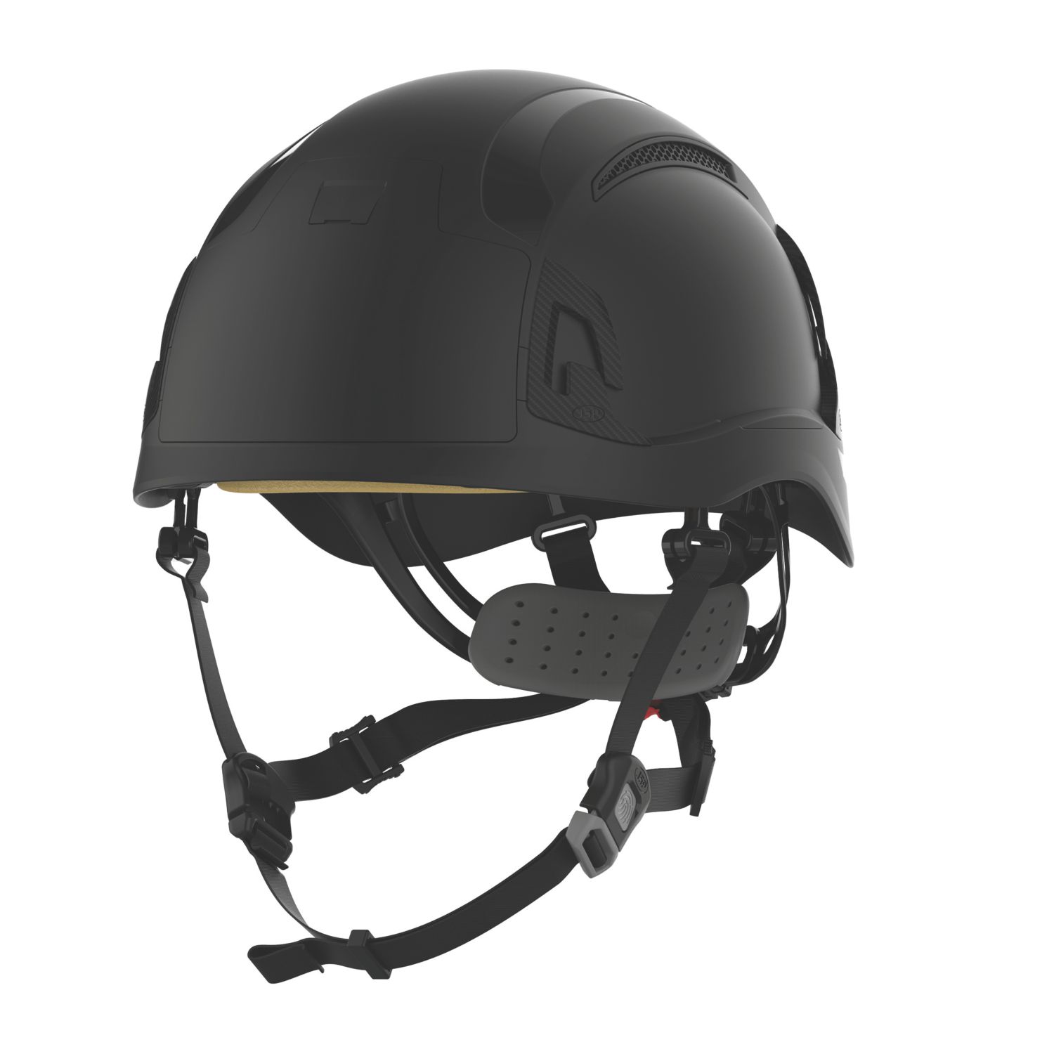 JSP EVO ALTA Baseworker Safety Helmet with Chinstrap Black (528EE)