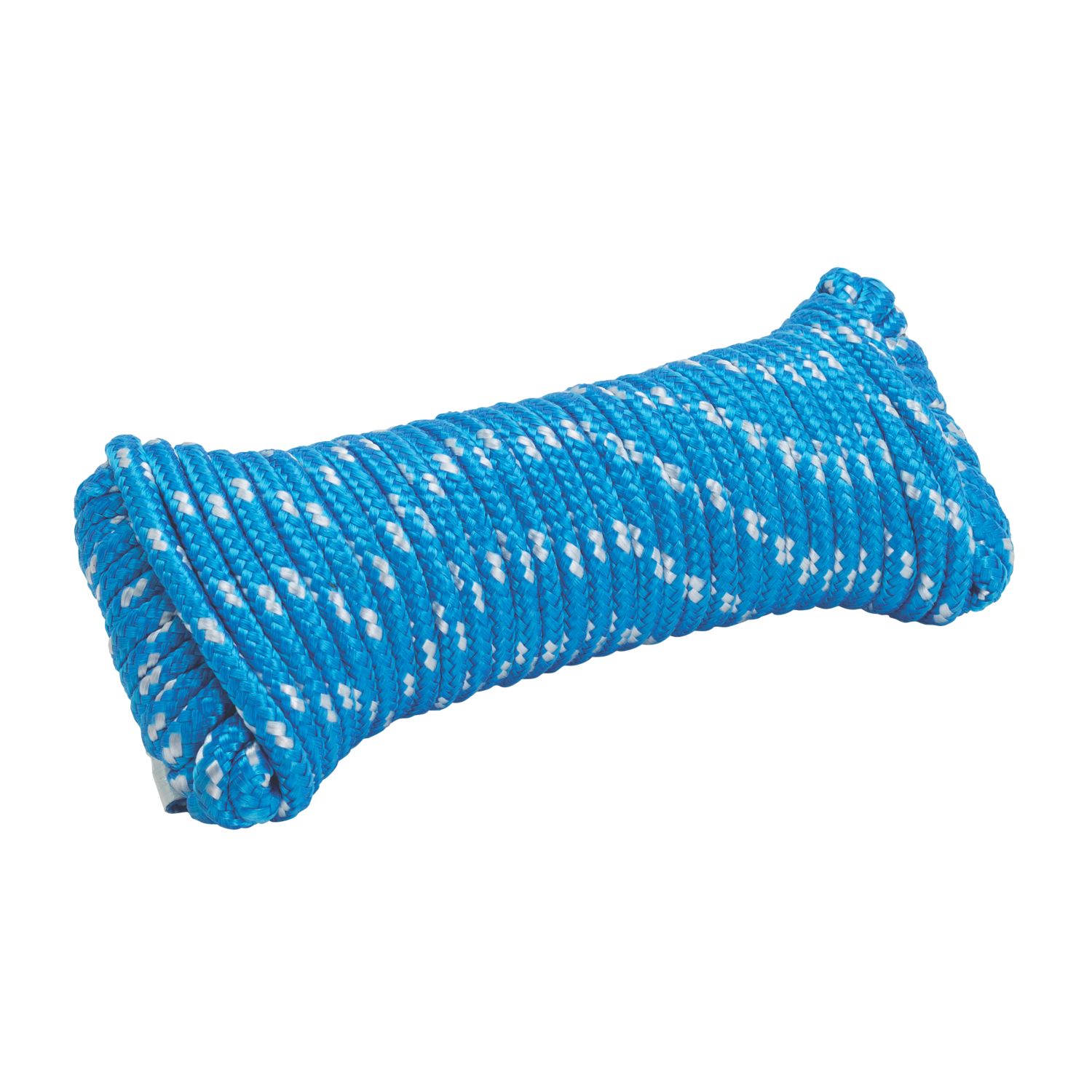 Essentials Braided Rope Blue/White 6mm x 20m (528FC)