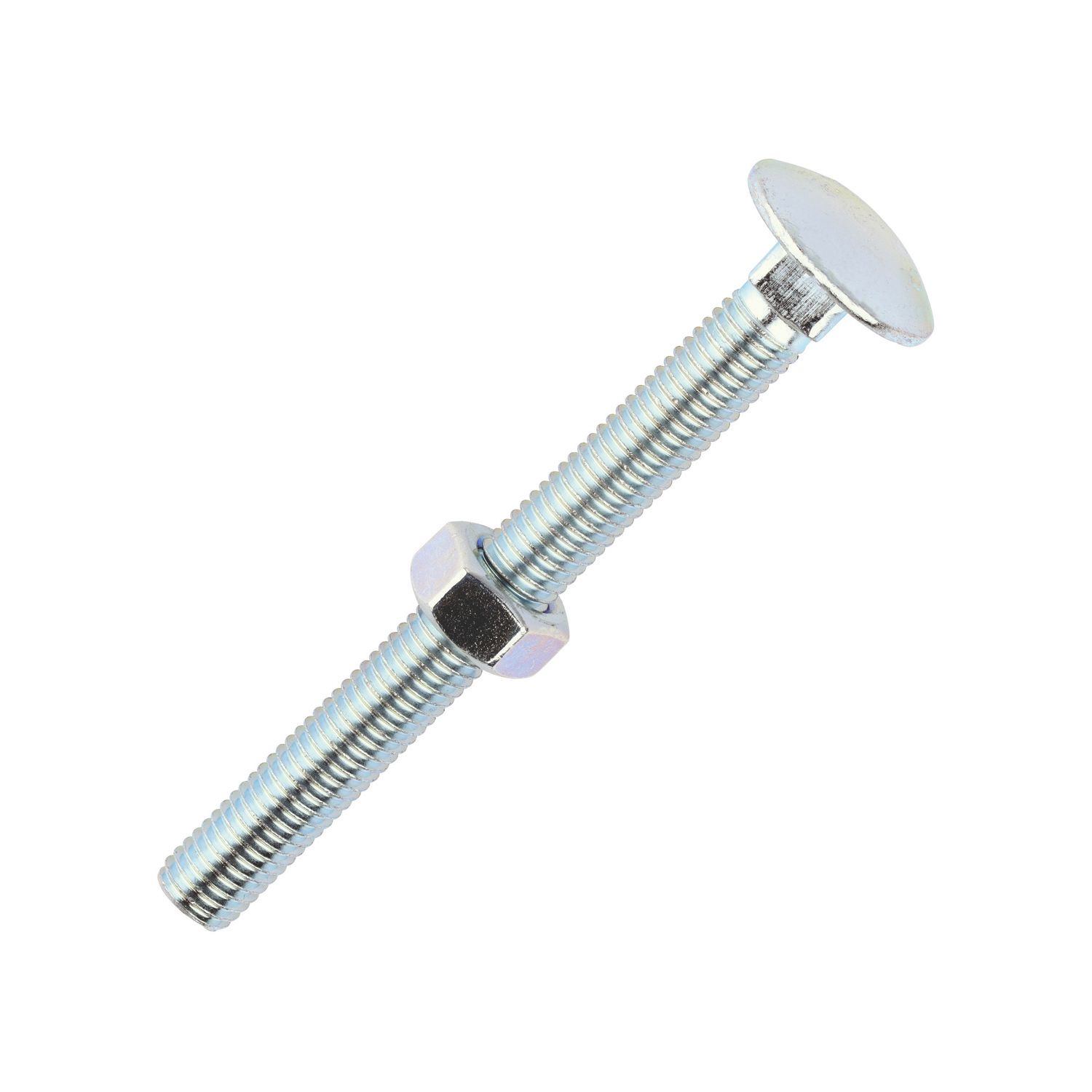 Timco Carriage Bolts Carbon Steel Zinc-Plated M12 x 120mm 10 Pack (528KF)