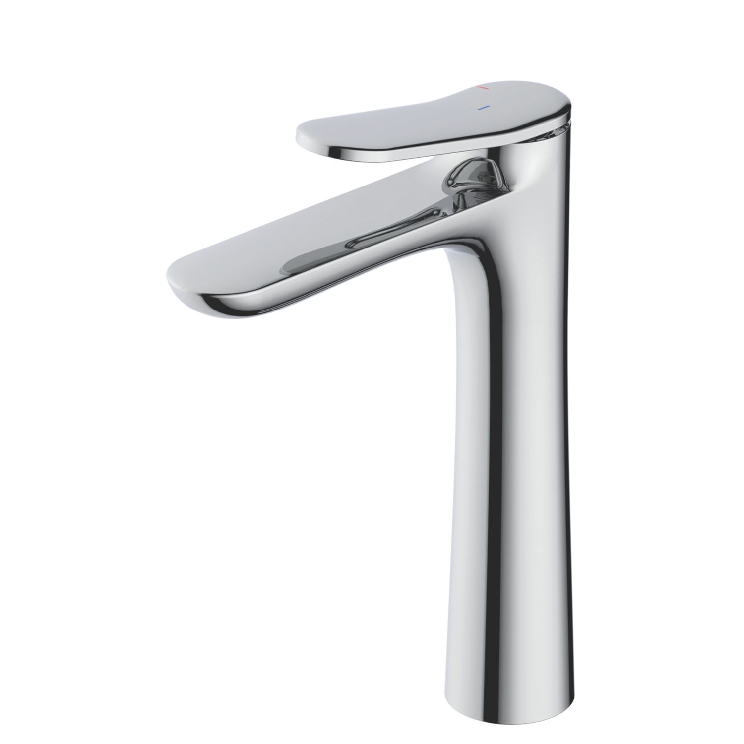 Swirl Kuhli Chrome 258mm Tall Lever Mono Basin Mixer Tap (528XX)