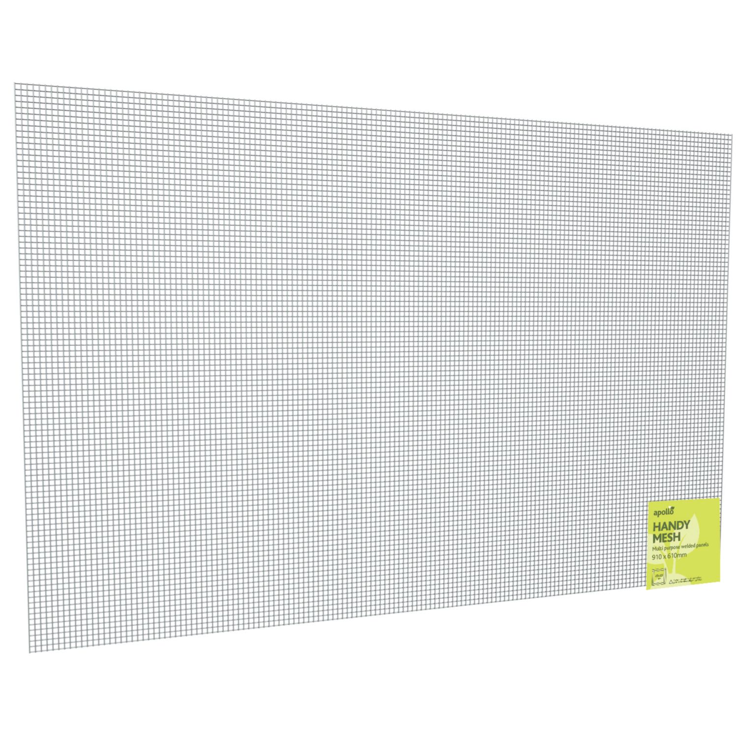 Apollo 6mm Galvanised Welded Mesh Panels 610mm x 910mm 10 Pack (52965)