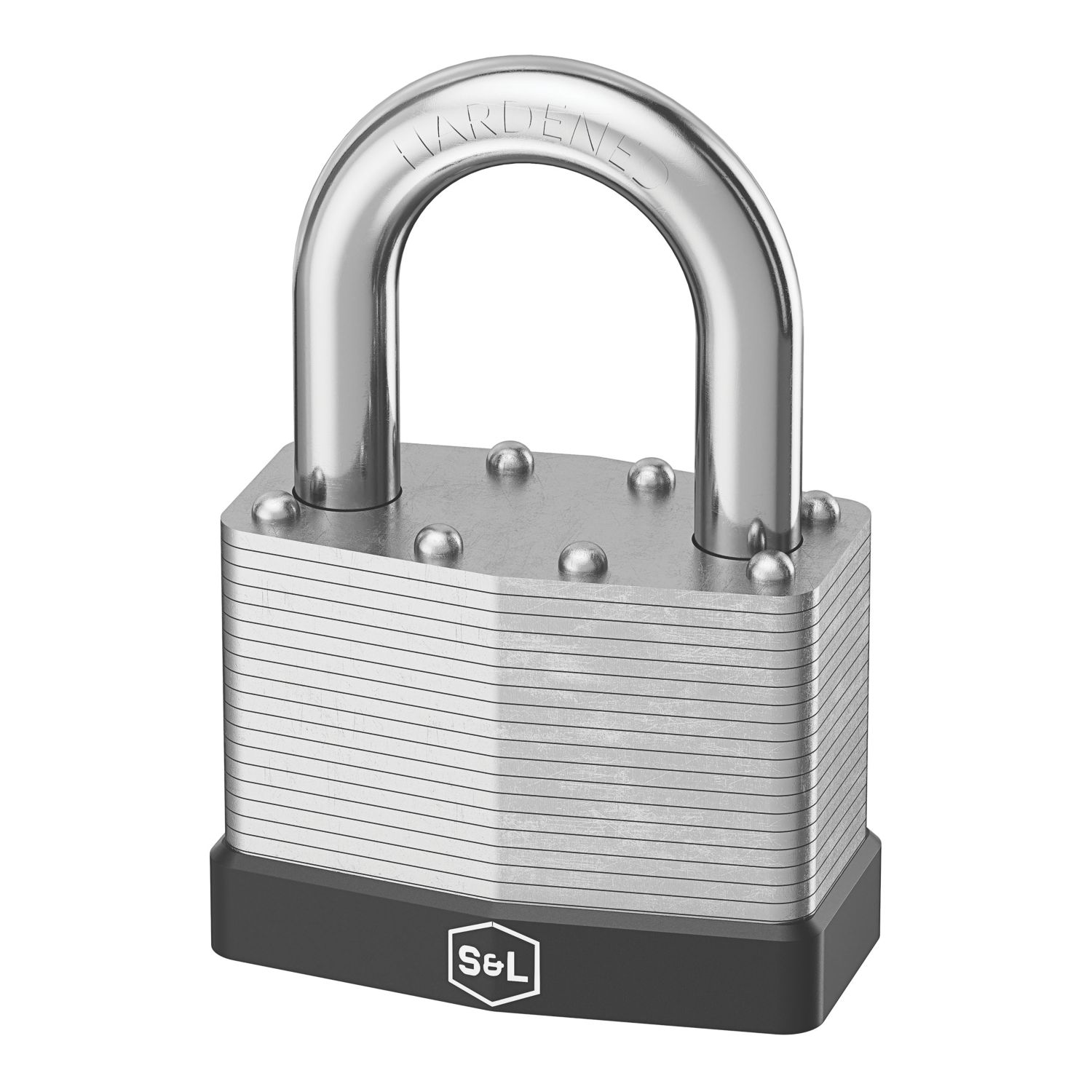 Smith & Locke Laminated Steel Closed Shackle Padlock 30mm (531FC)