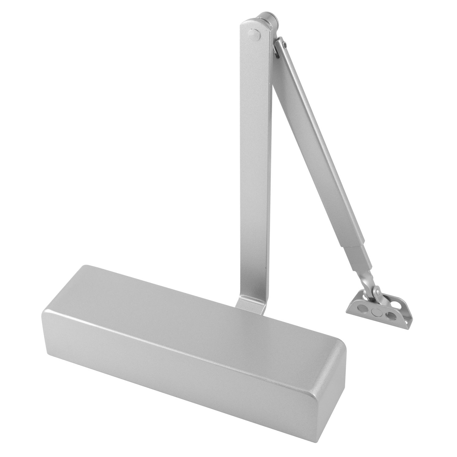 Smith & Locke 2-4 Series Fire Rated Overhead Door Closer Silver (535YW)