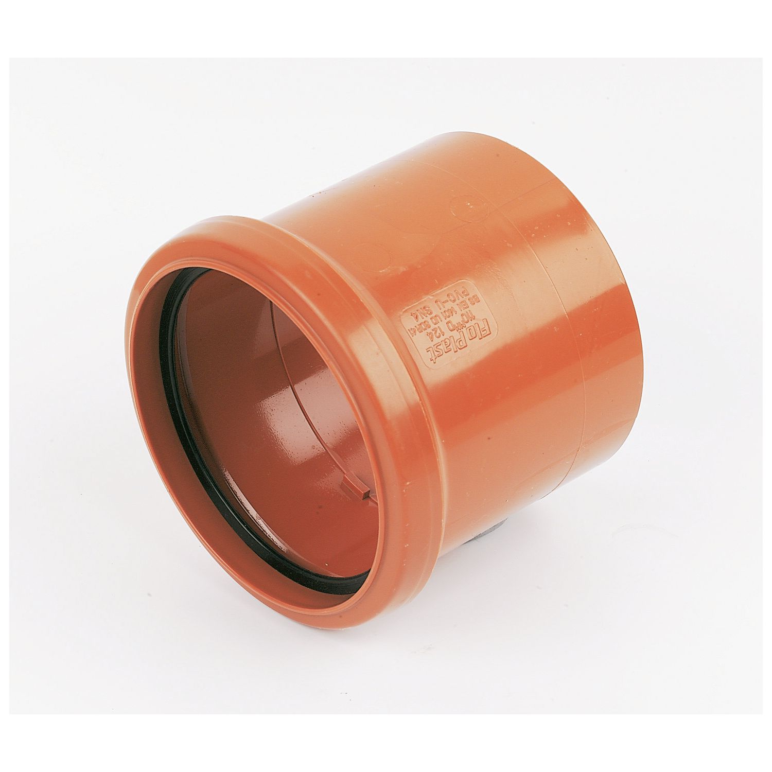 FloPlast Push-Fit Single Socket Underground Pipe Coupling 110mm (53622)