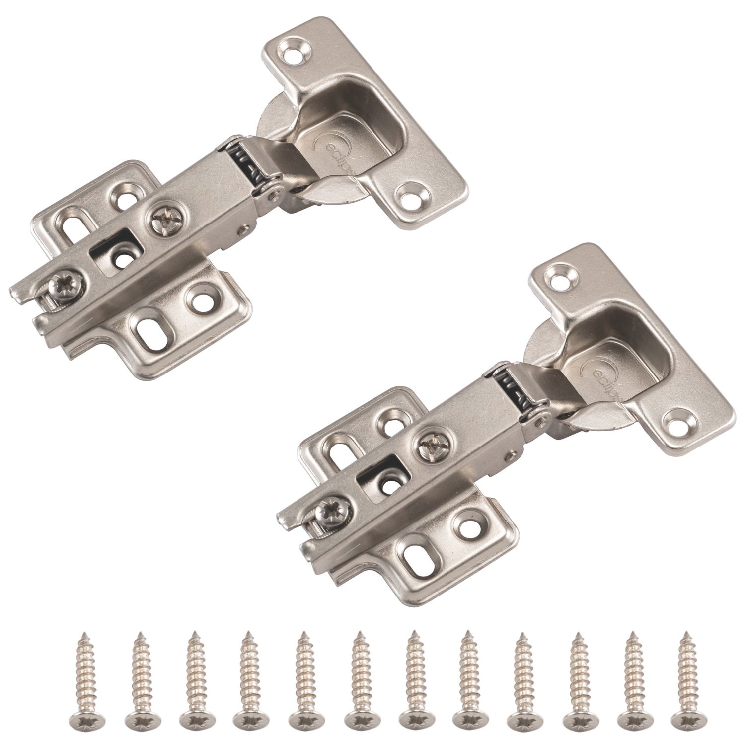 Eclipse 99016 Steel 105° Concealed Hinges 64mm 2 Pack (536KW)