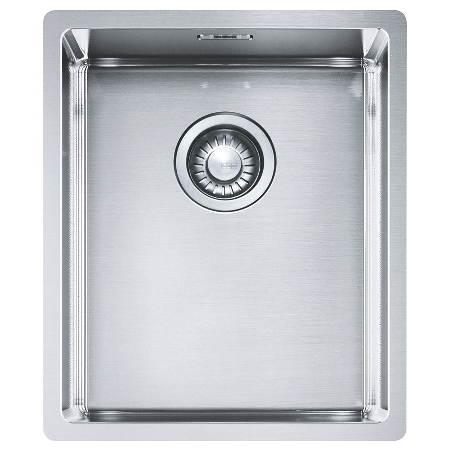 Franke Bari 1 Bowl Brushed Stainless Steel Kitchen Sink 380mm x 450mm (538RF)