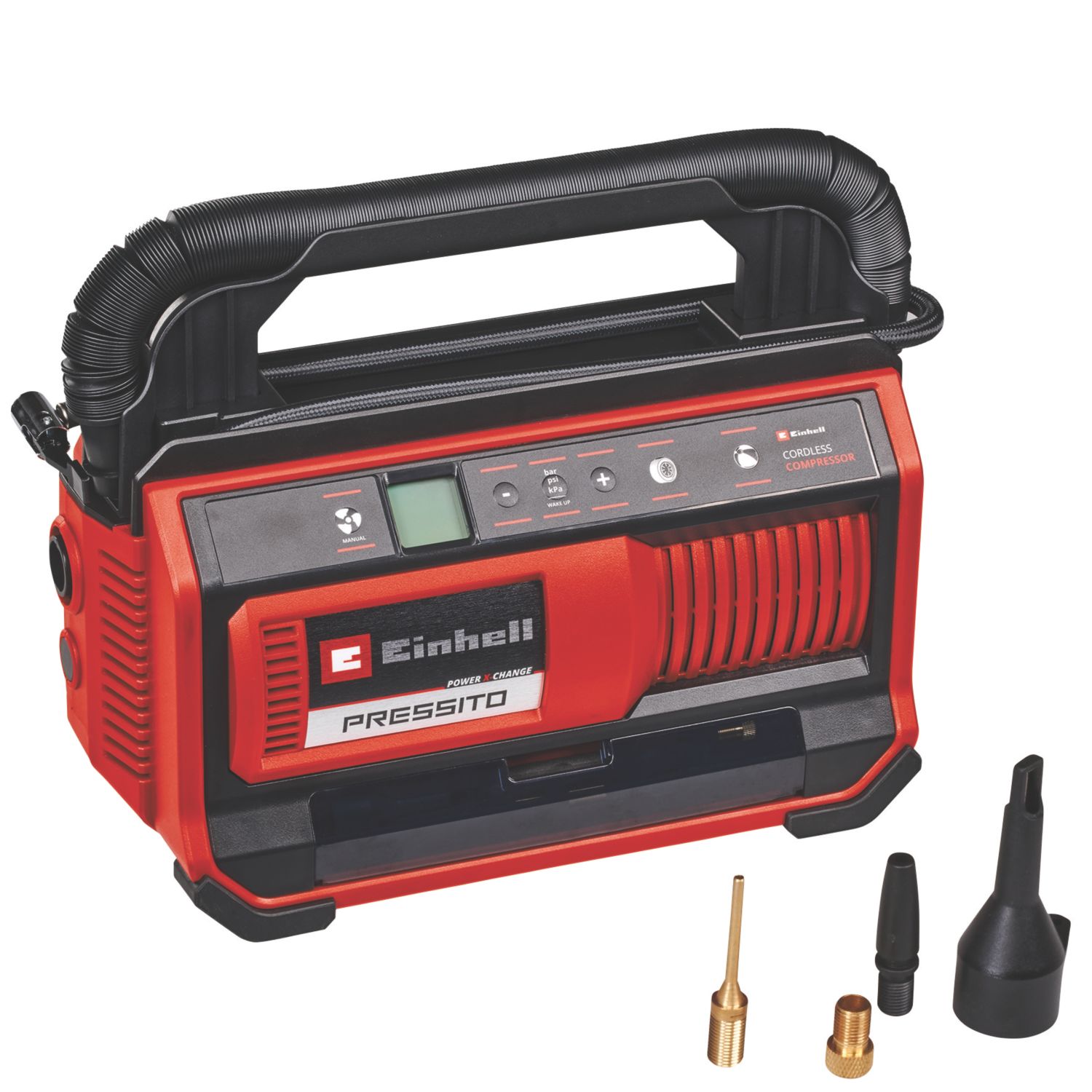 Einhell Pressito 18/25 Solo 18V Li-Ion Power X-Change Cordless Compressor - Bare (538XV)