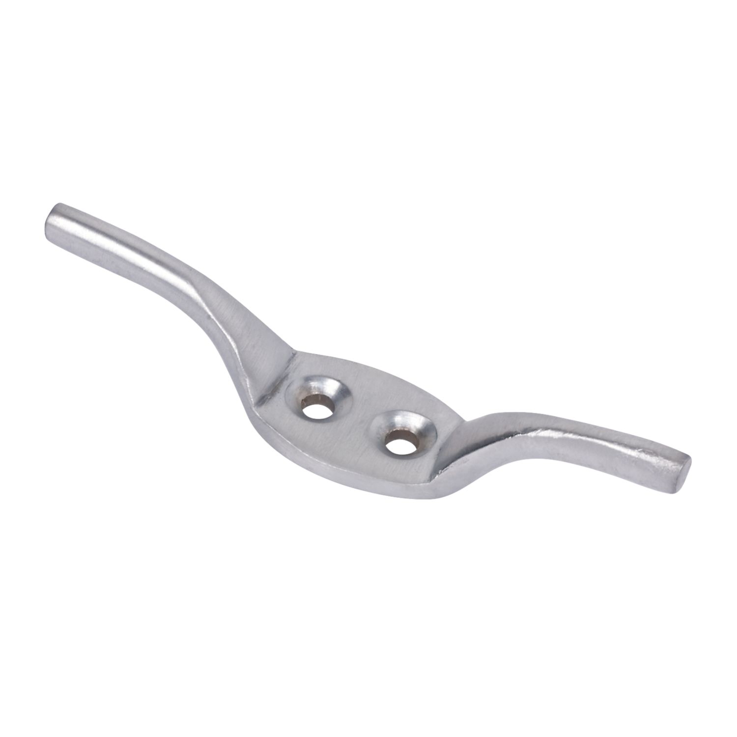 Essentials Cleat Hooks Satin Chrome 75mm 10 Pack (53949)