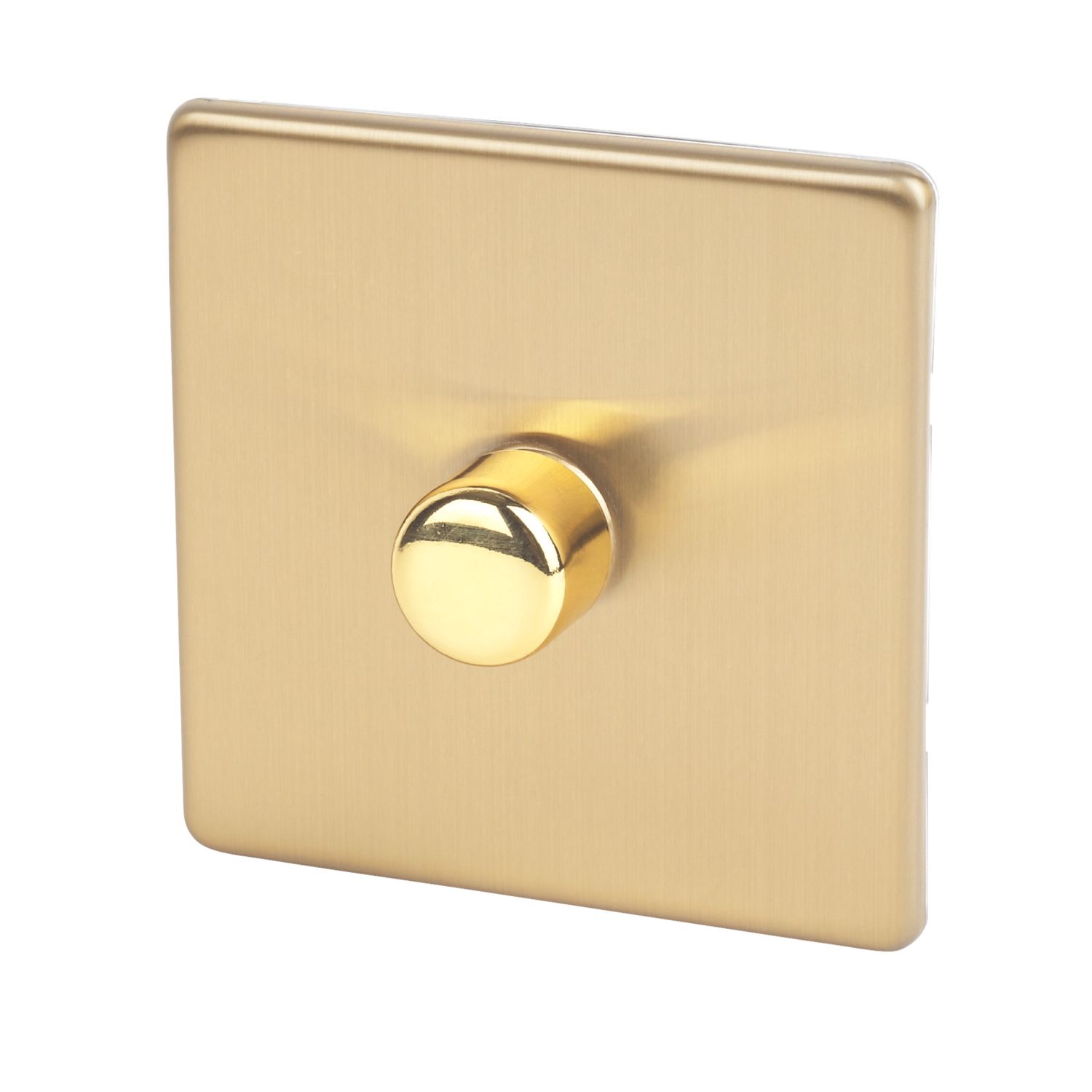 Varilight V-Pro 1-Gang 2-Way LED Dimmer Switch Brushed Brass (5395H)