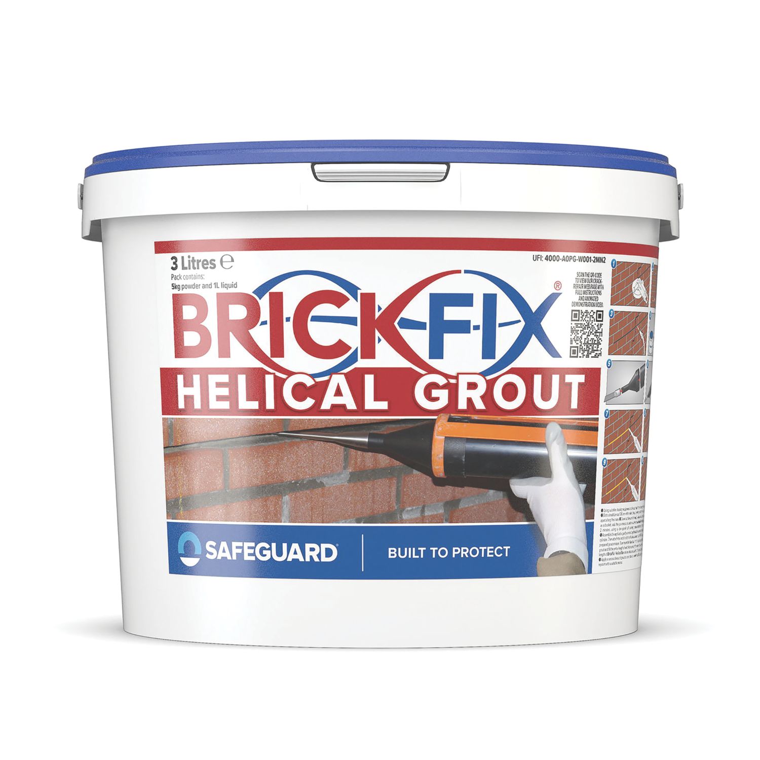 Brickfix CE1 Non-Shrink Grout Grey 3Ltr (542CN)