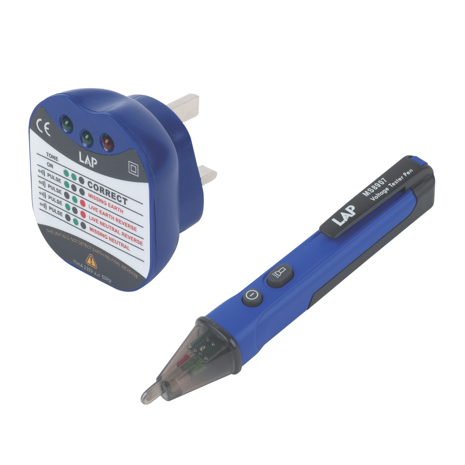 LAP AC Voltage Detector Pen & Socket Tester (5449H)