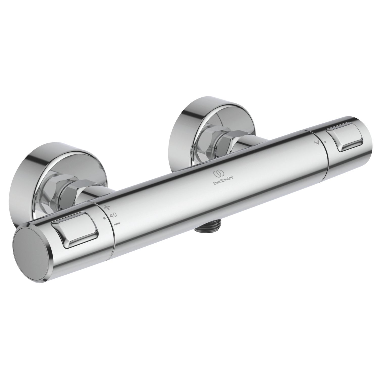 Ideal Standard Ceratherm T25 Exposed Single Outlet Thermostatic Chrome Shower Mixer Valve (545JY)