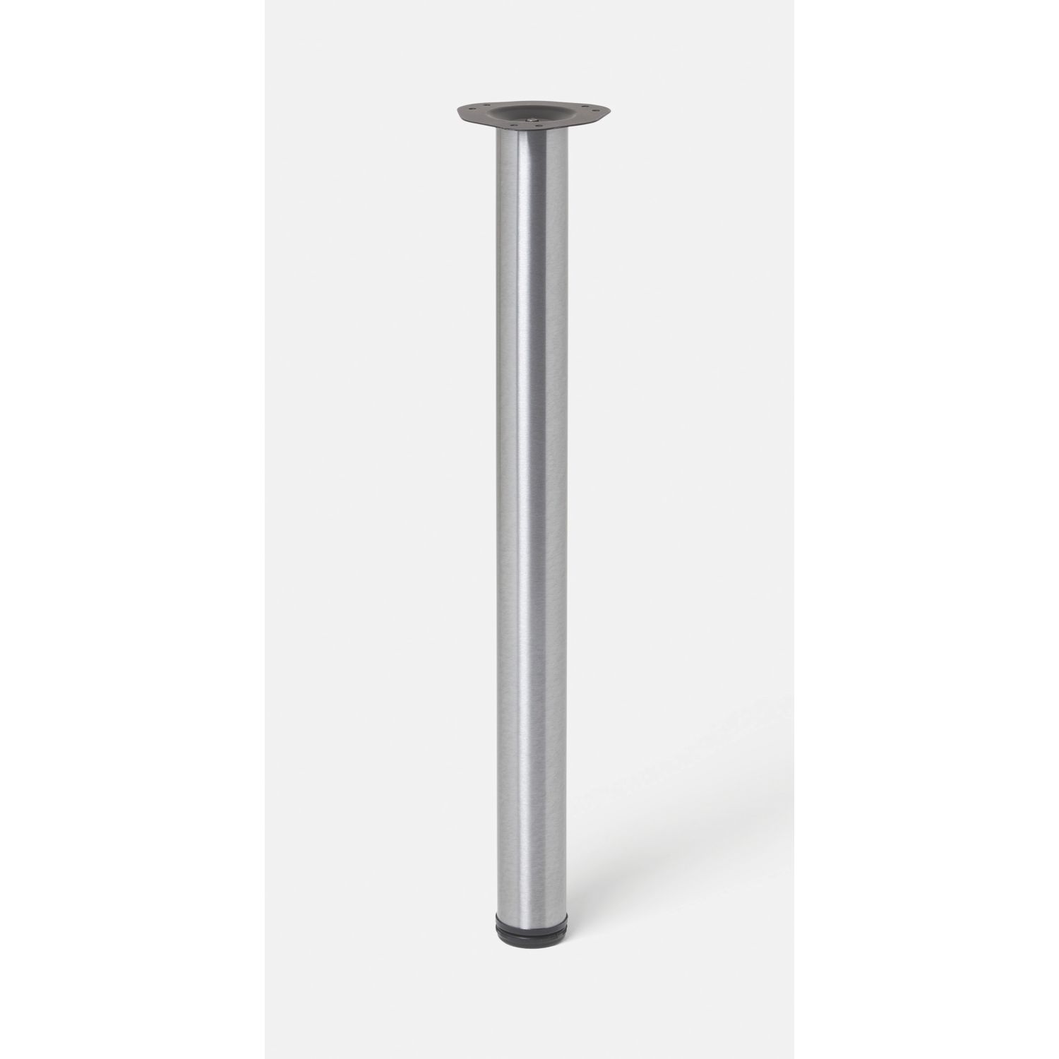 Essentials Worktop Leg Brushed Chrome 875-900mm (545PC)