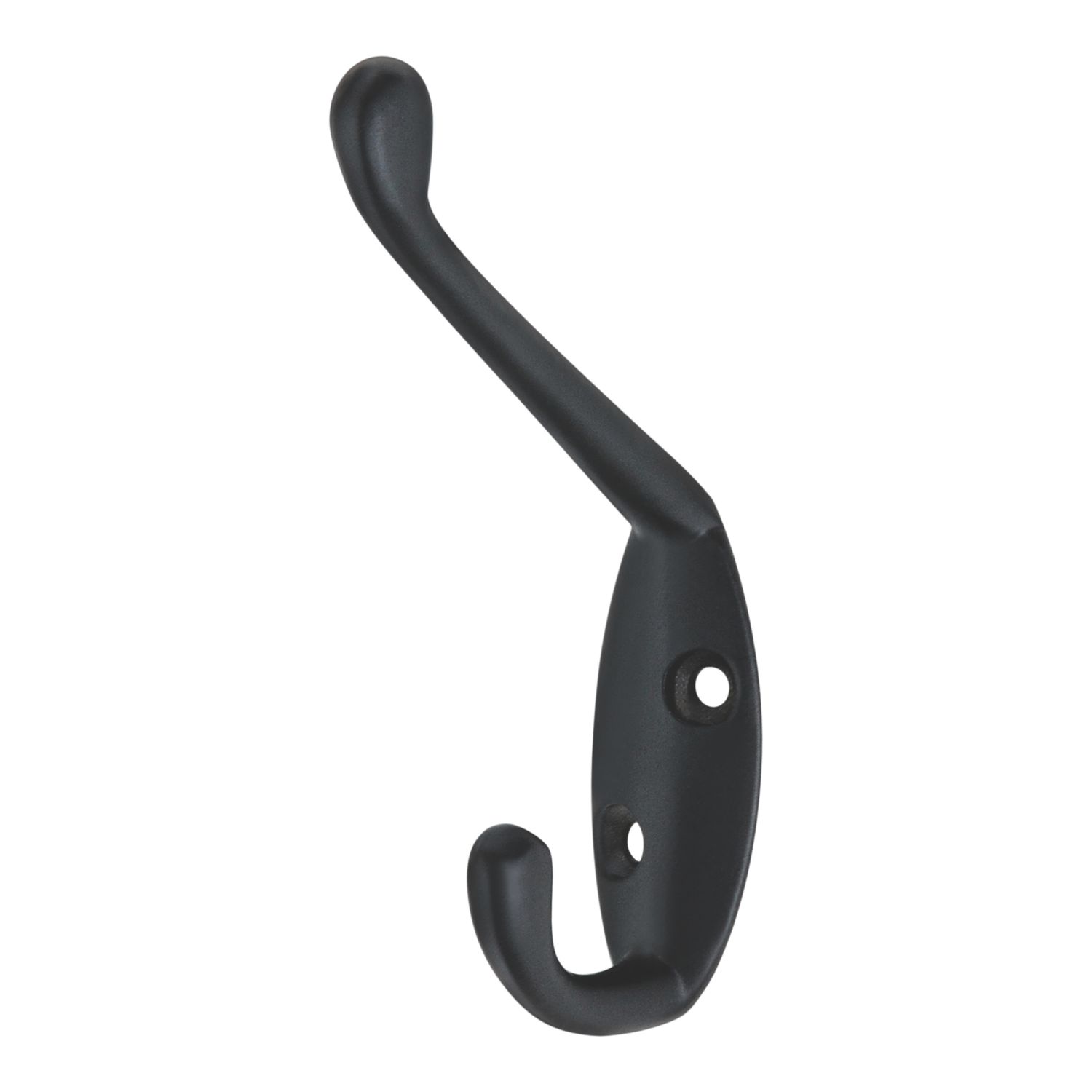 Essentials Coat & Hat Hook Black 85mm (545TE)
