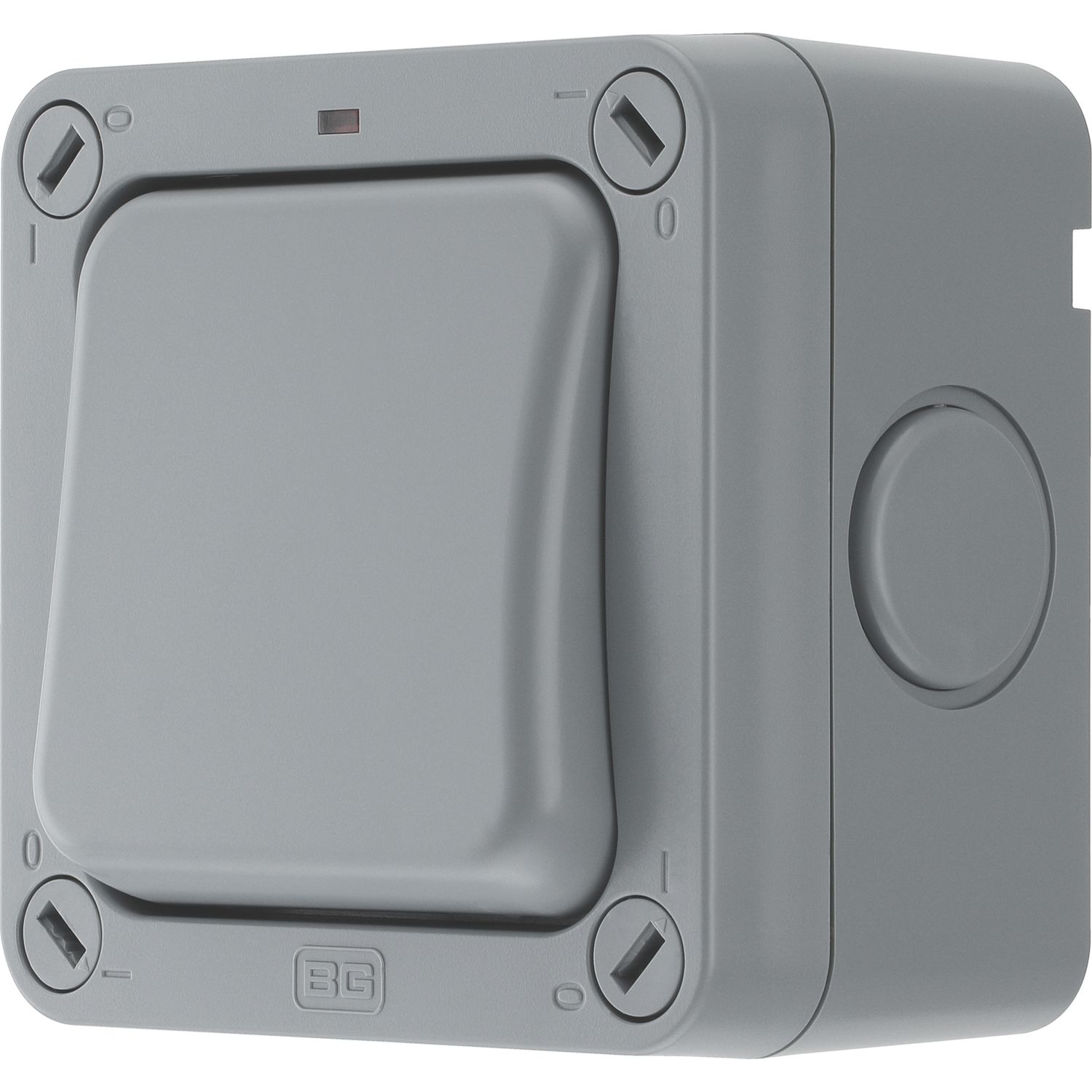 British General IP66 20A 1-Gang 2-Way Weatherproof Outdoor Switch with Neon (54649)