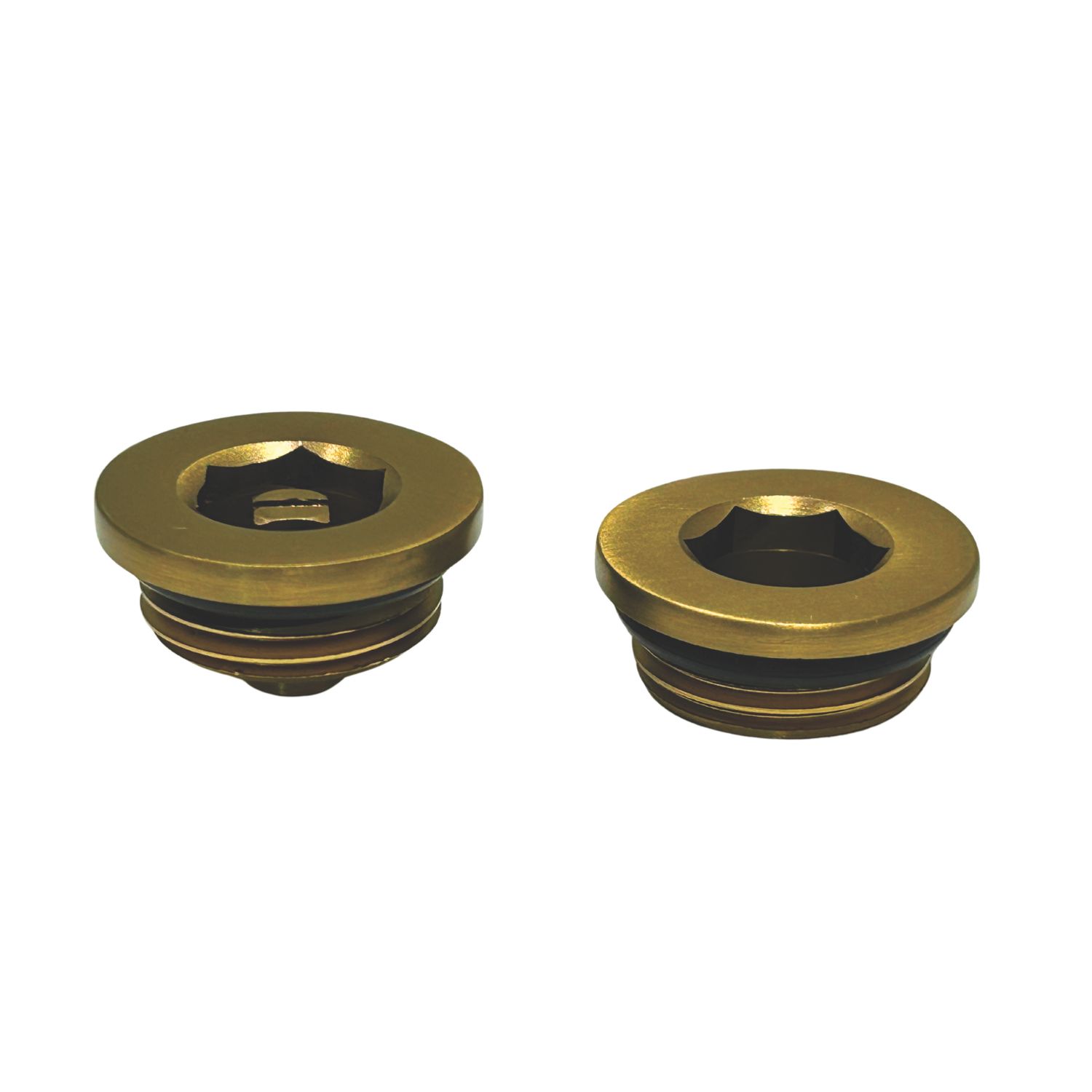 ETAL Radiator Vent & Blanking Plug Kit Brushed Brass (548YU)