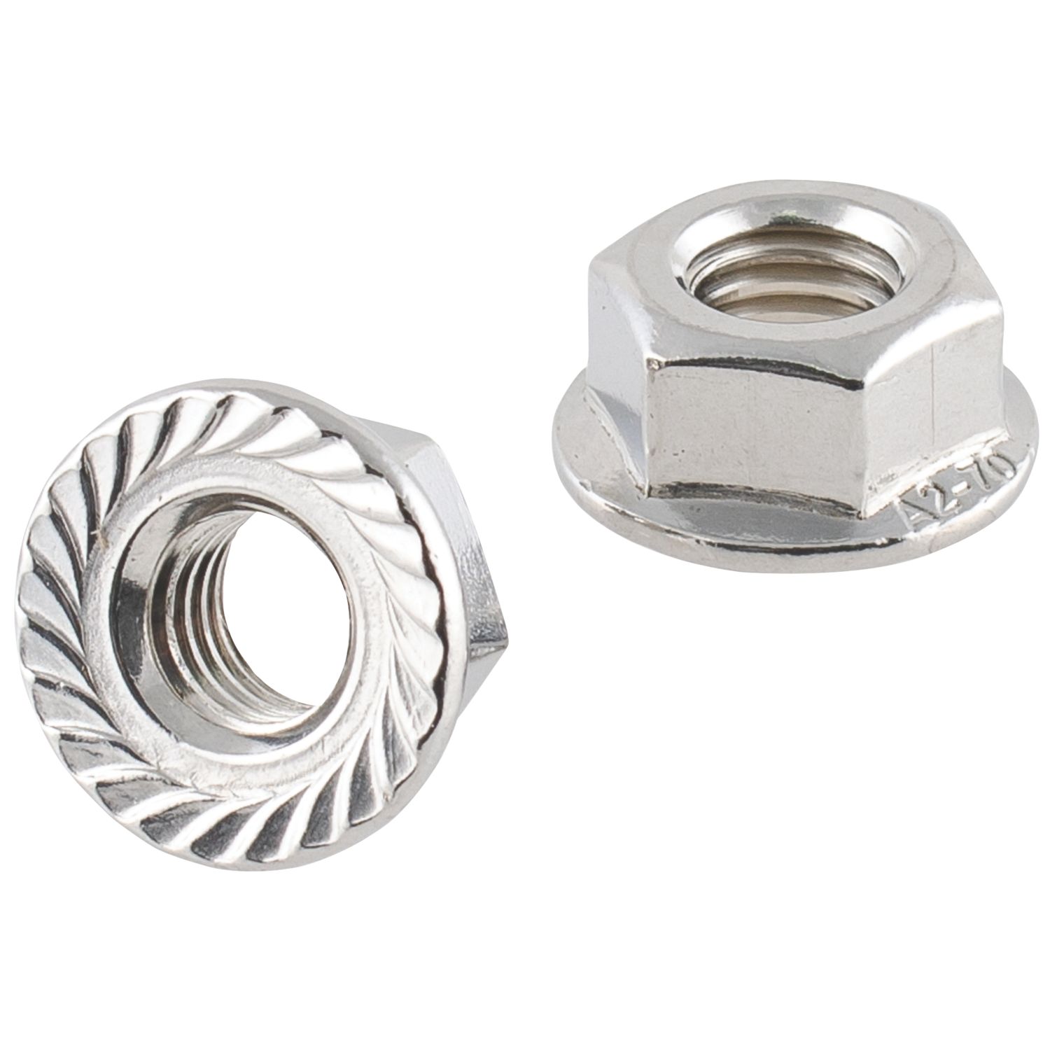 Easyfix A2 Stainless Steel Flange Head Nuts M8 100 Pack (549GX)