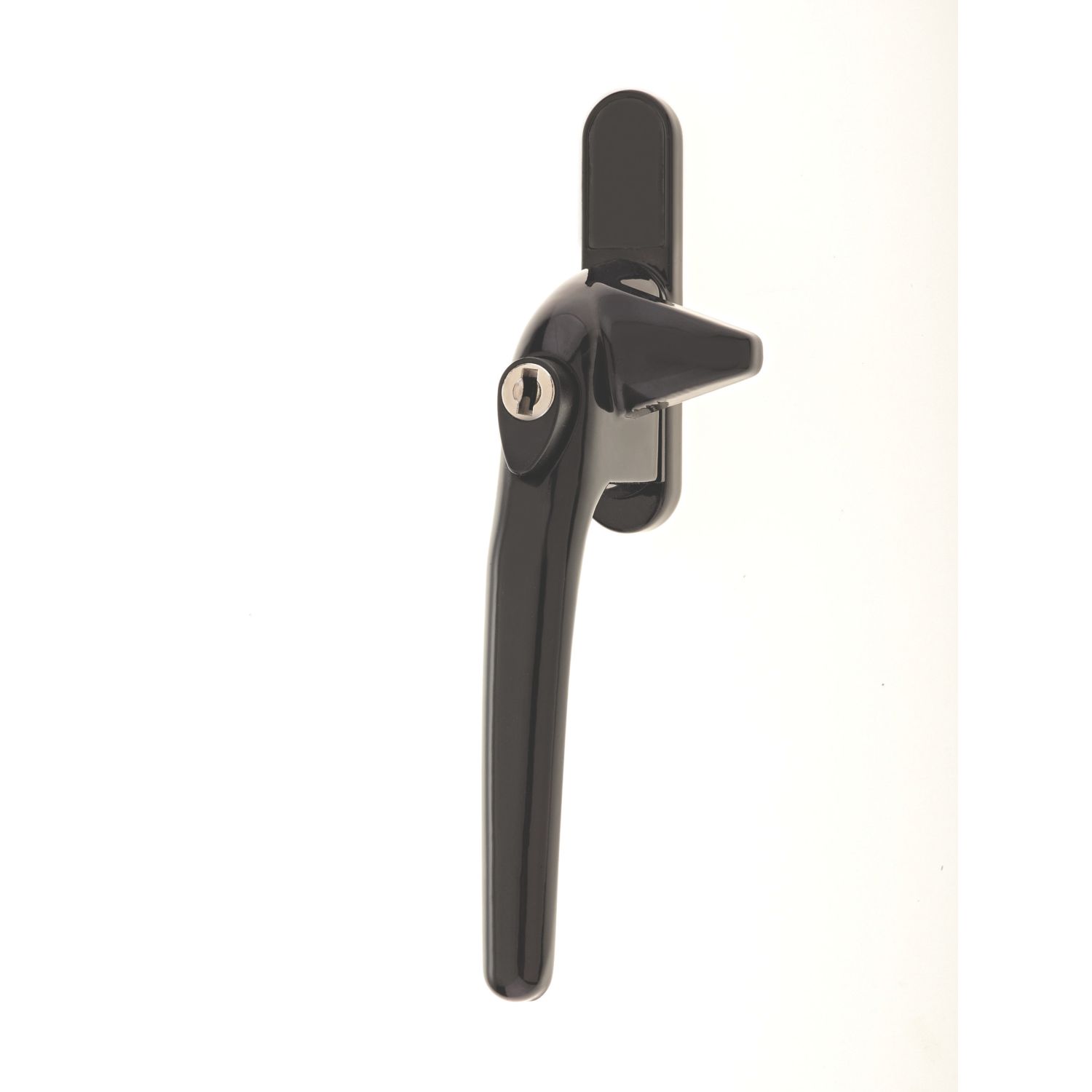 Mila RM Cockspur Left-Handed Window Handle Black (5526P)