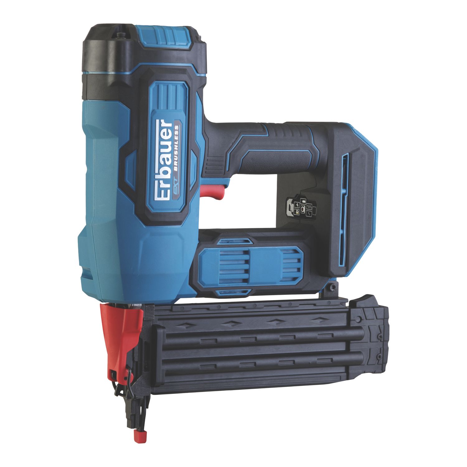 Erbauer 55mm 18V Li-Ion EXT Brushless Second Fix Cordless Nail Gun - Bare (552PG)