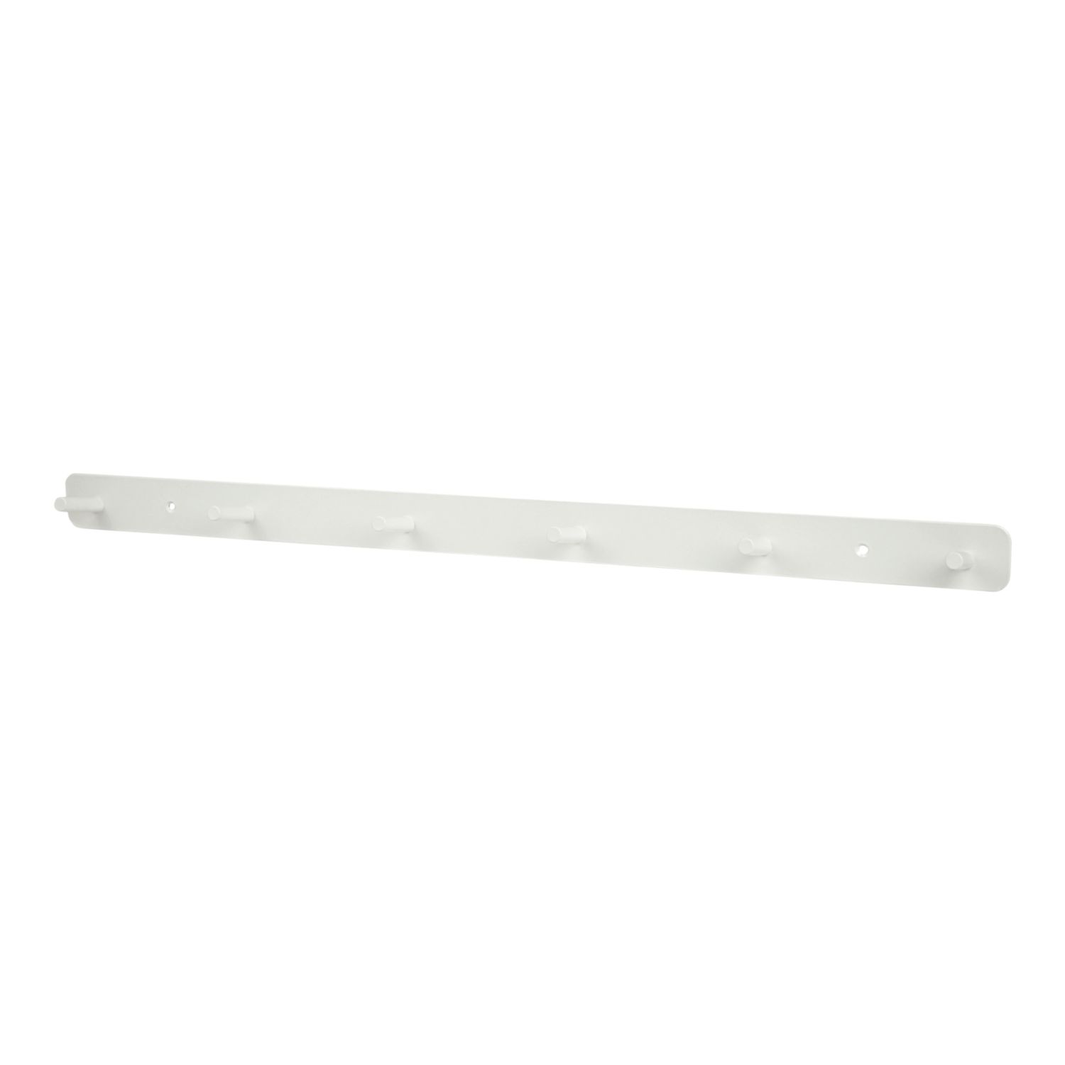 Essentials 6-Hook Rail White 400mm x 45mm (552YN)