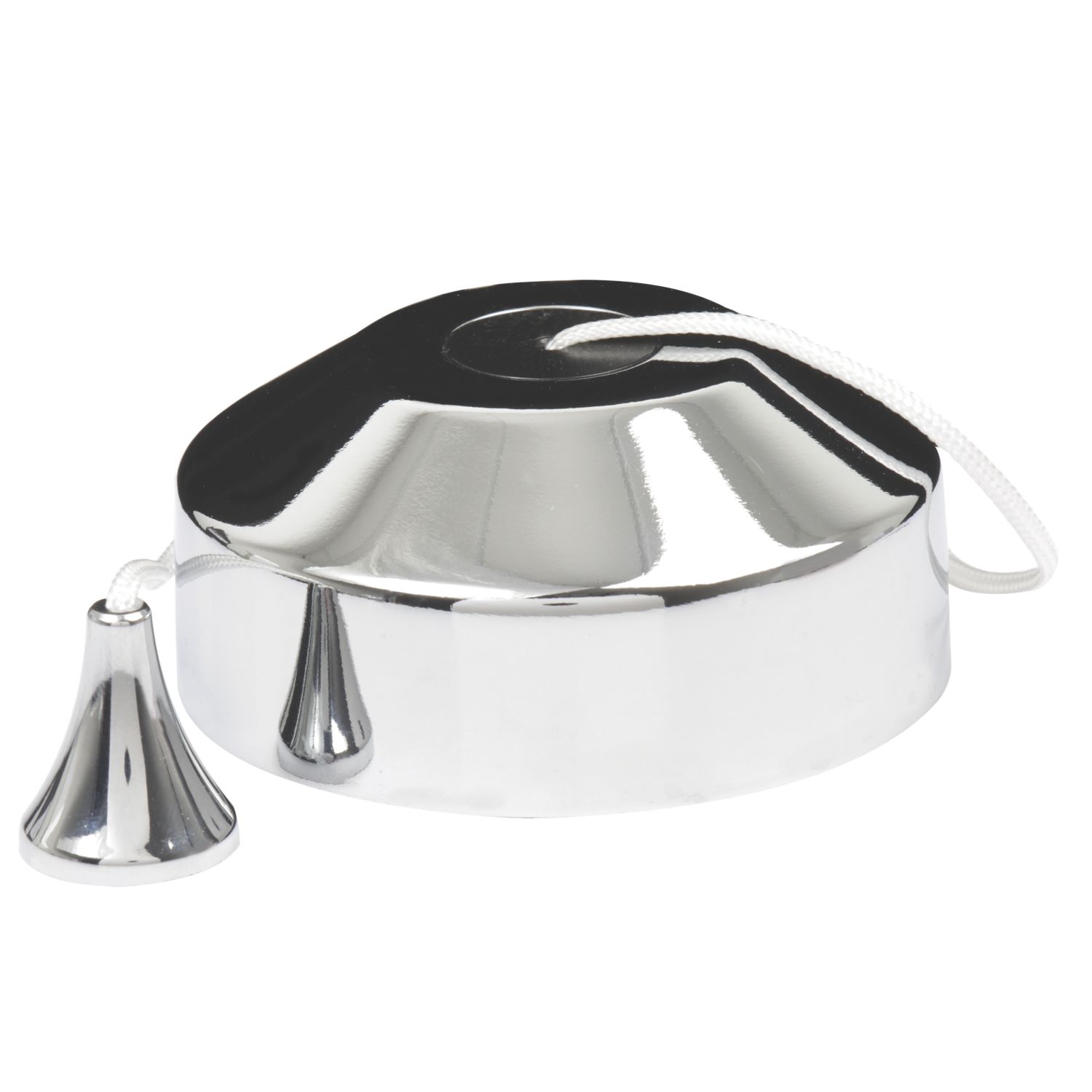 Knightsbridge 10AX 2-Way Pull Cord Switch Polished Chrome (553TY)
