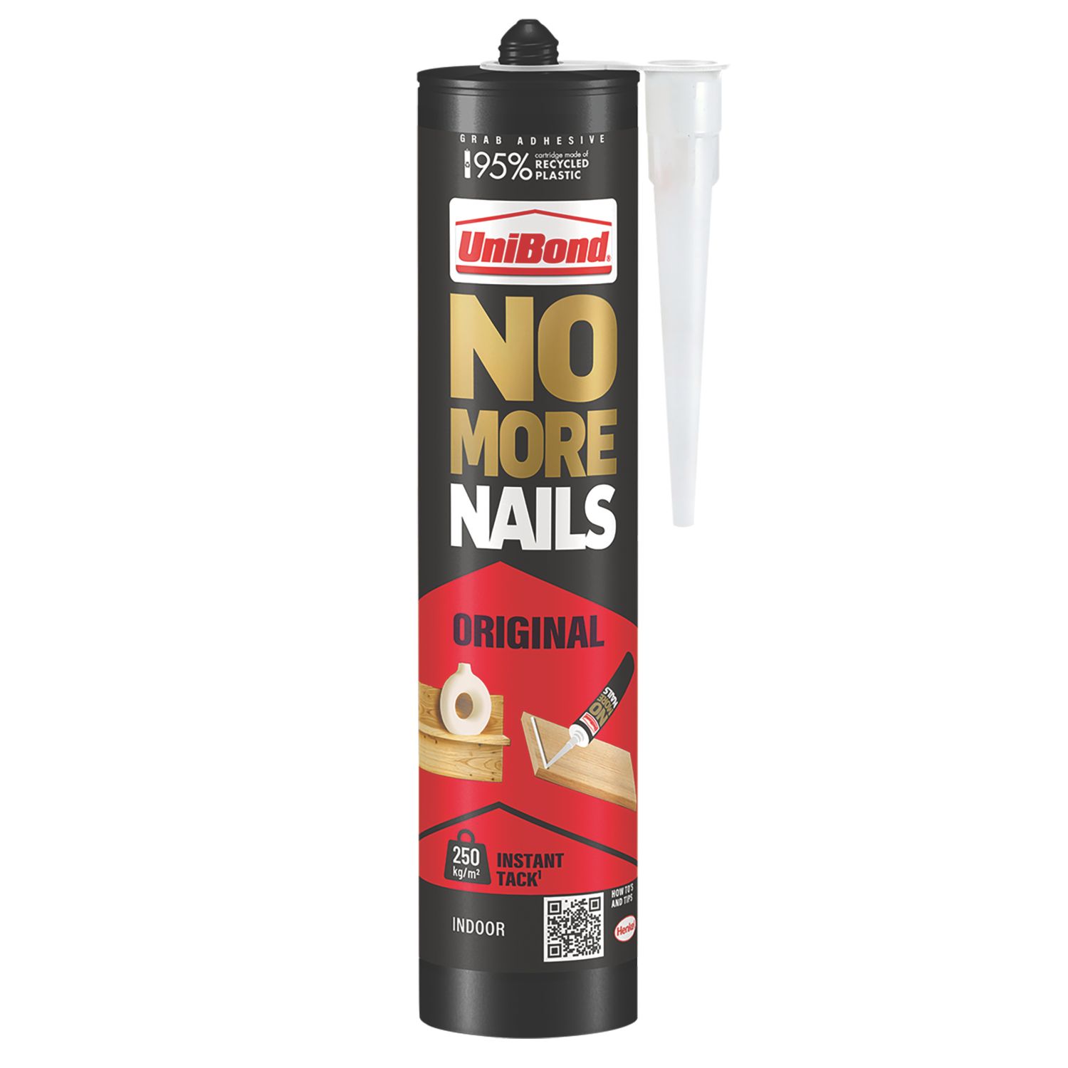 Unibond Solvent-Free No More Nails Original White 280ml (556CW)
