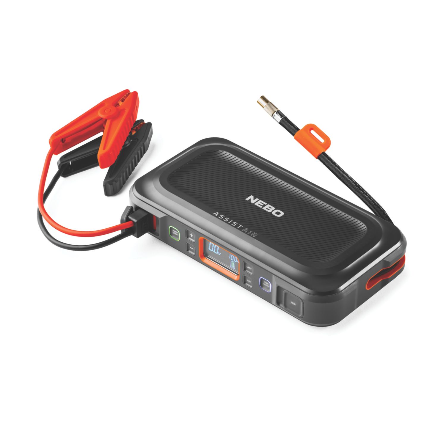 Nebo Assist 5.0Ah Li-Ion Jump Starter + Type A & C USB Charger (557CY)