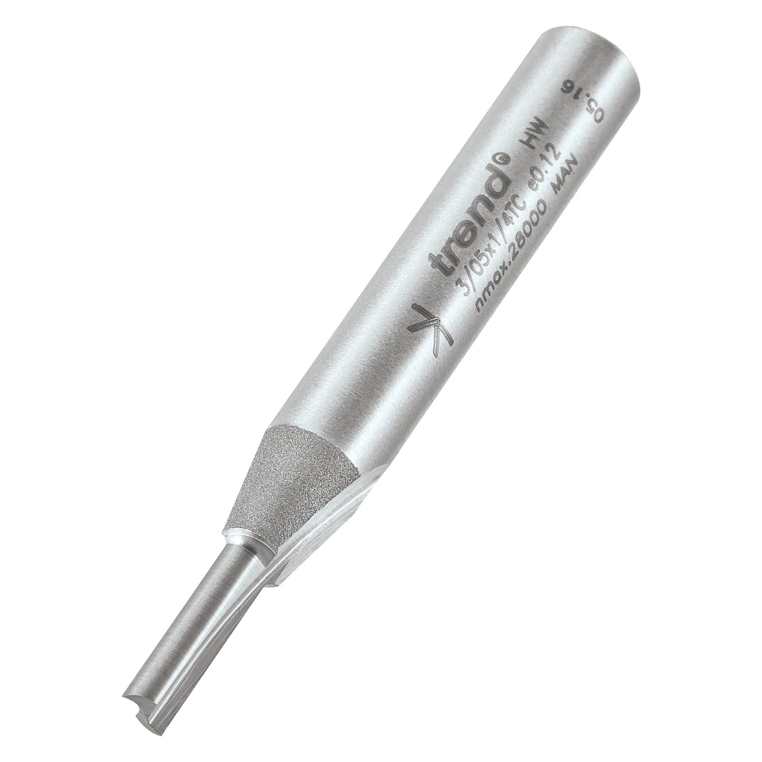 Trend 3/05X1/4TC 1/4" Straight Router Cutter 3mm x 11mm (558PV)