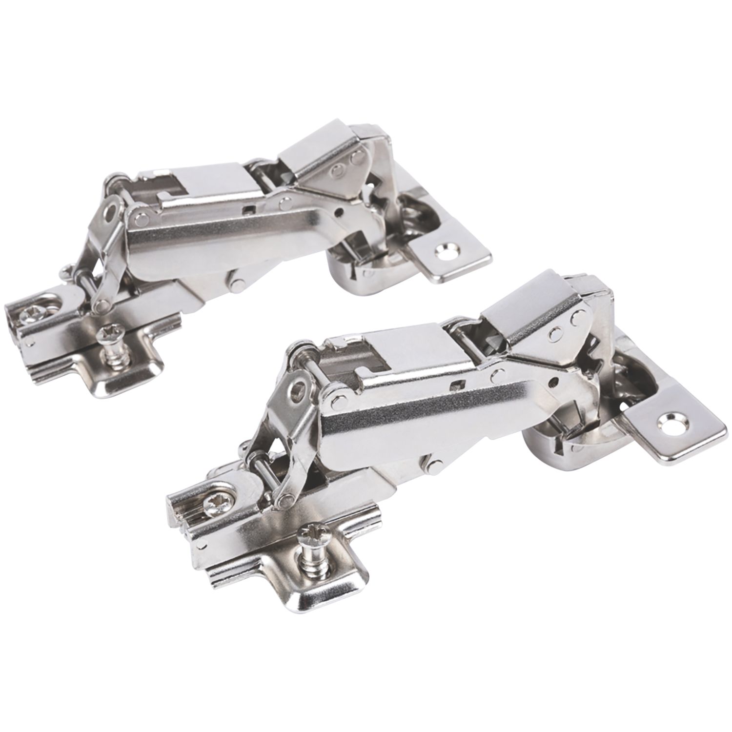 Hafele Steel 155° Sprung Door Hinges 67mm 2 Pack (559FT)
