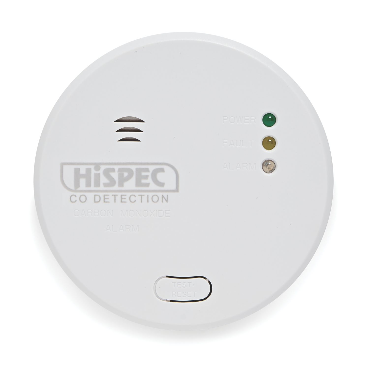 Hispec Fast Fix CO/FF10 Mains Interlinked Carbon Monoxide Alarm (560RG)