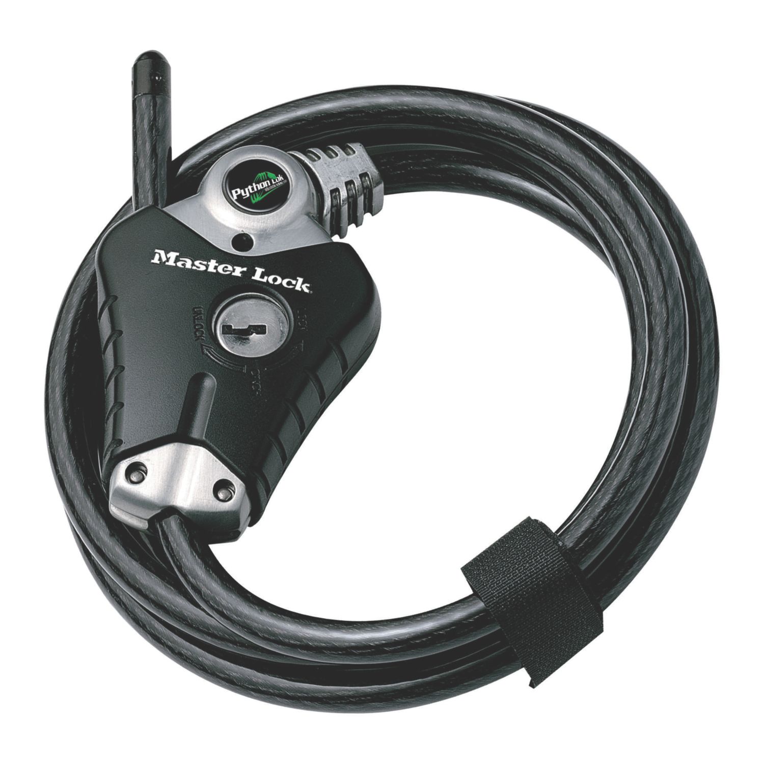 Master Lock Braided Steel Python Cable Lock 1.8m x 10mm (5629T)