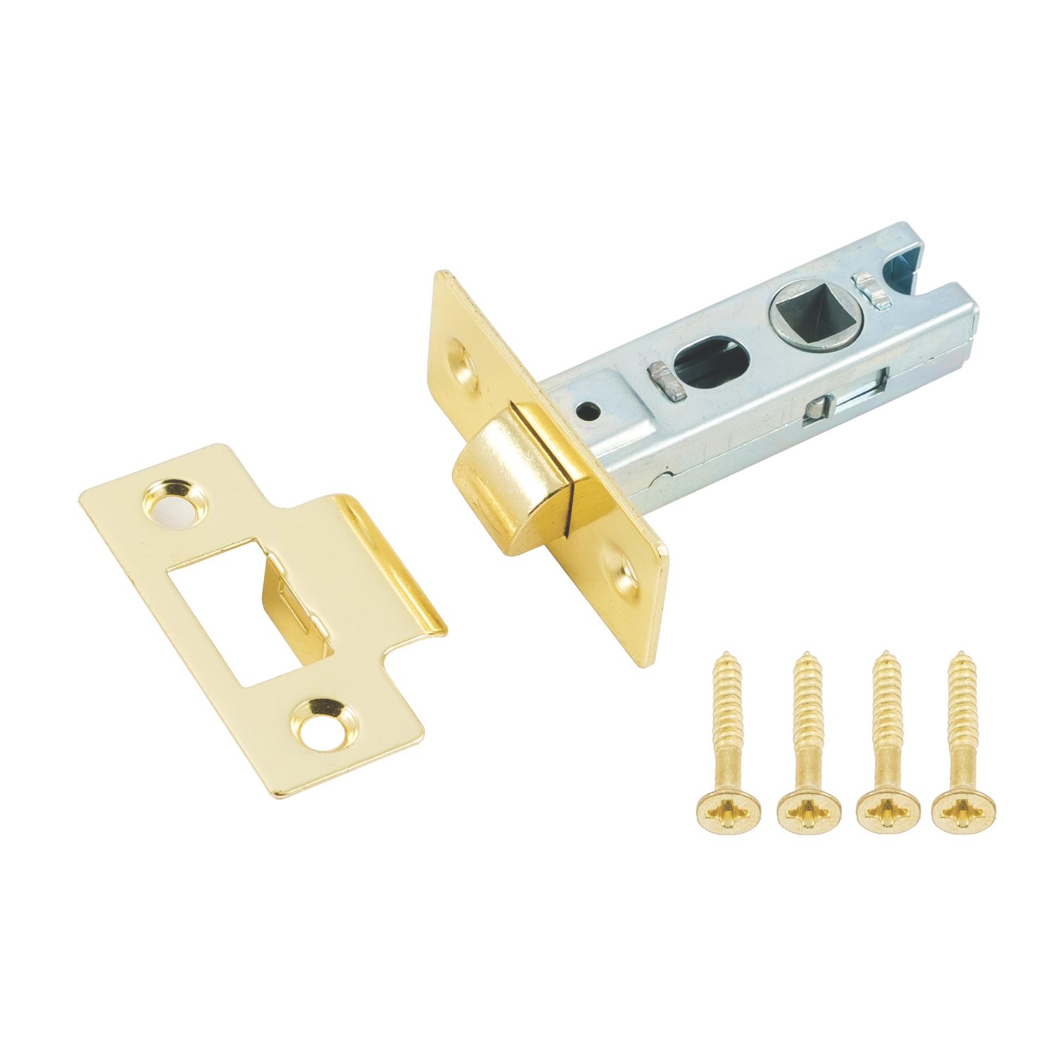 Smith & Locke Brass Tubular Mortice Latch 64mm Case - 45mm Backset (563PX)